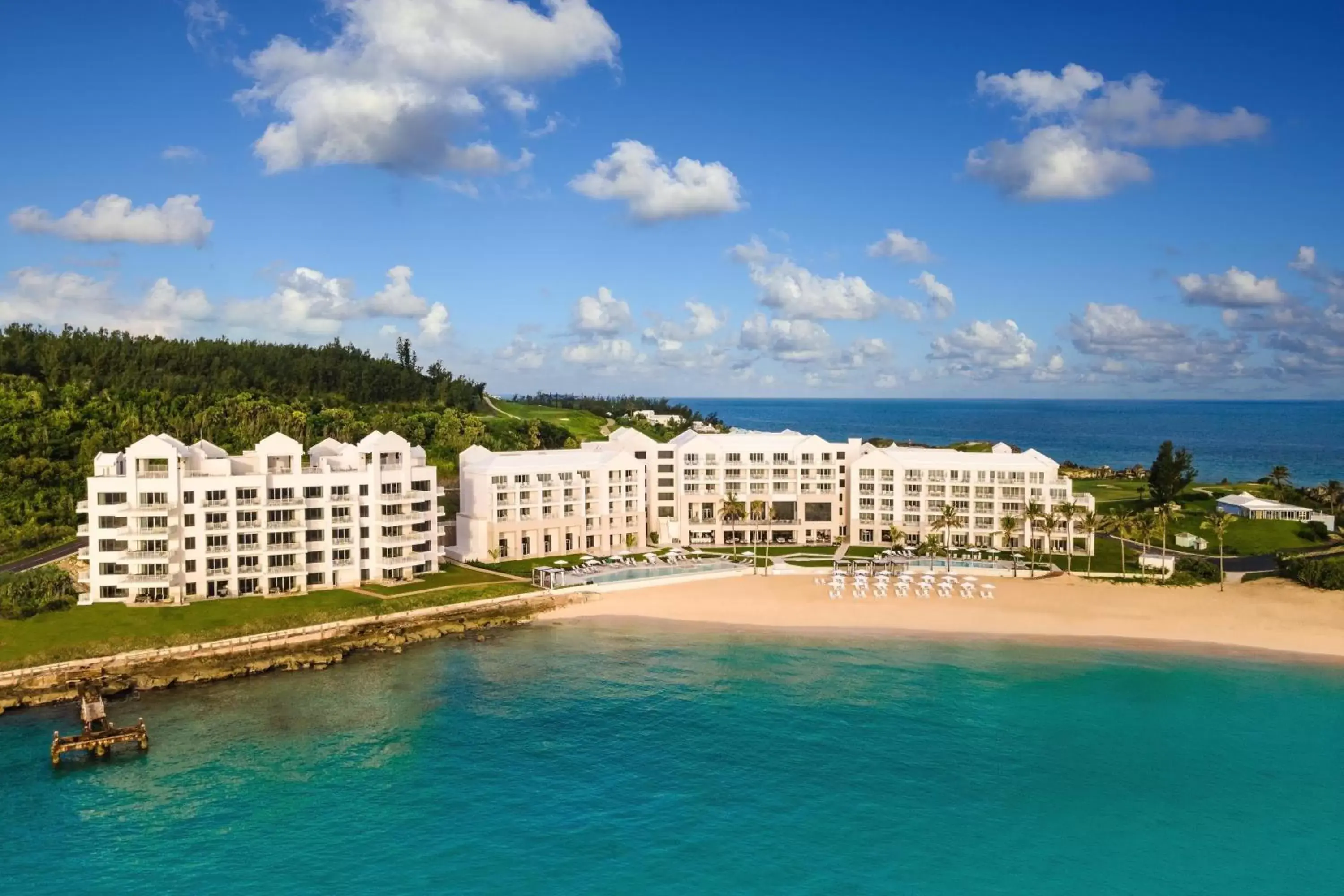 Property building, Bird's-eye View in The St Regis Bermuda Resort