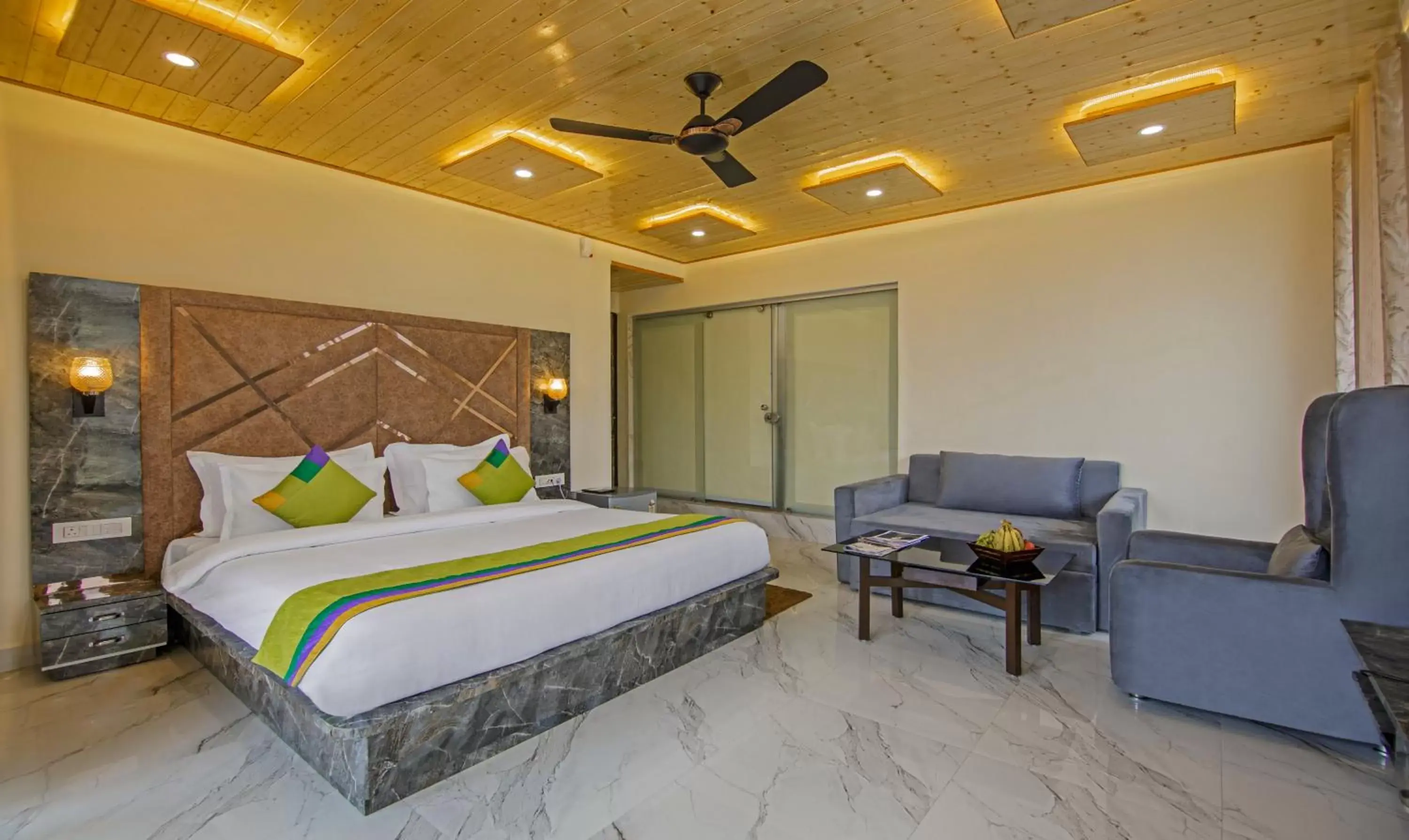 Bedroom, Bed in Treebo Ortus Residency Bedroom, Bed in Treebo Ortus Residency