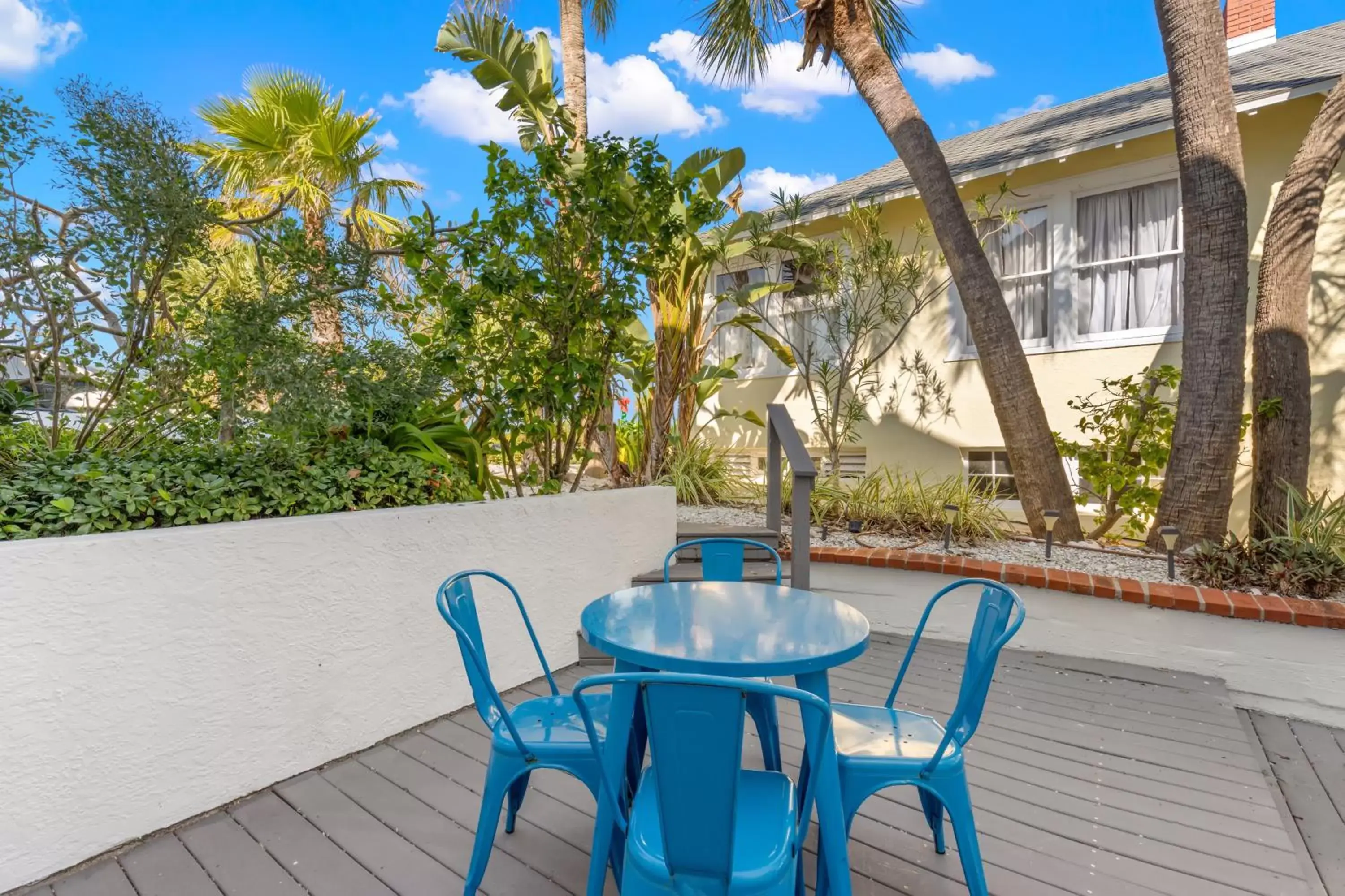 Patio in Inn on the Beach