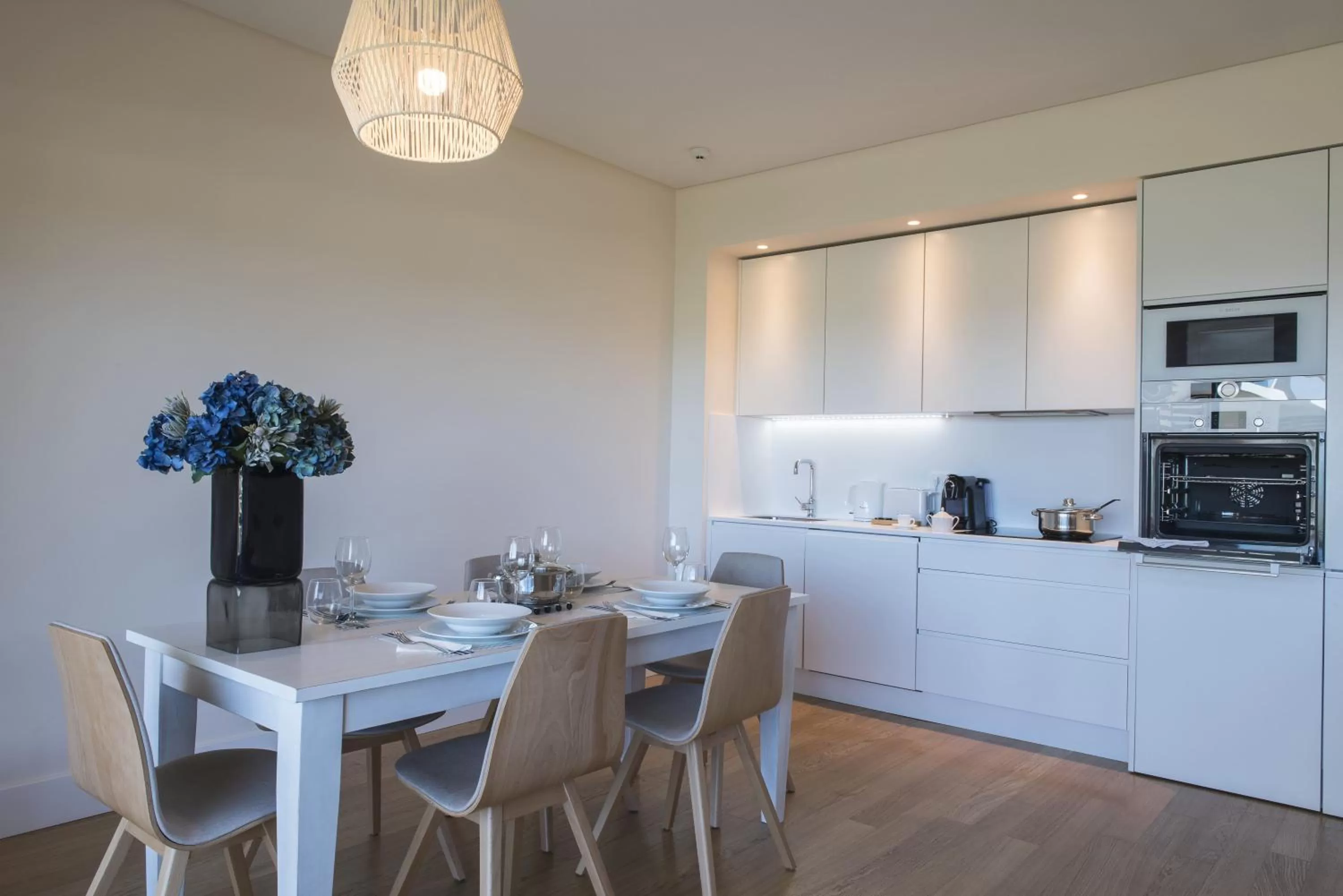 Kitchen or kitchenette in Praia do Sal Resort