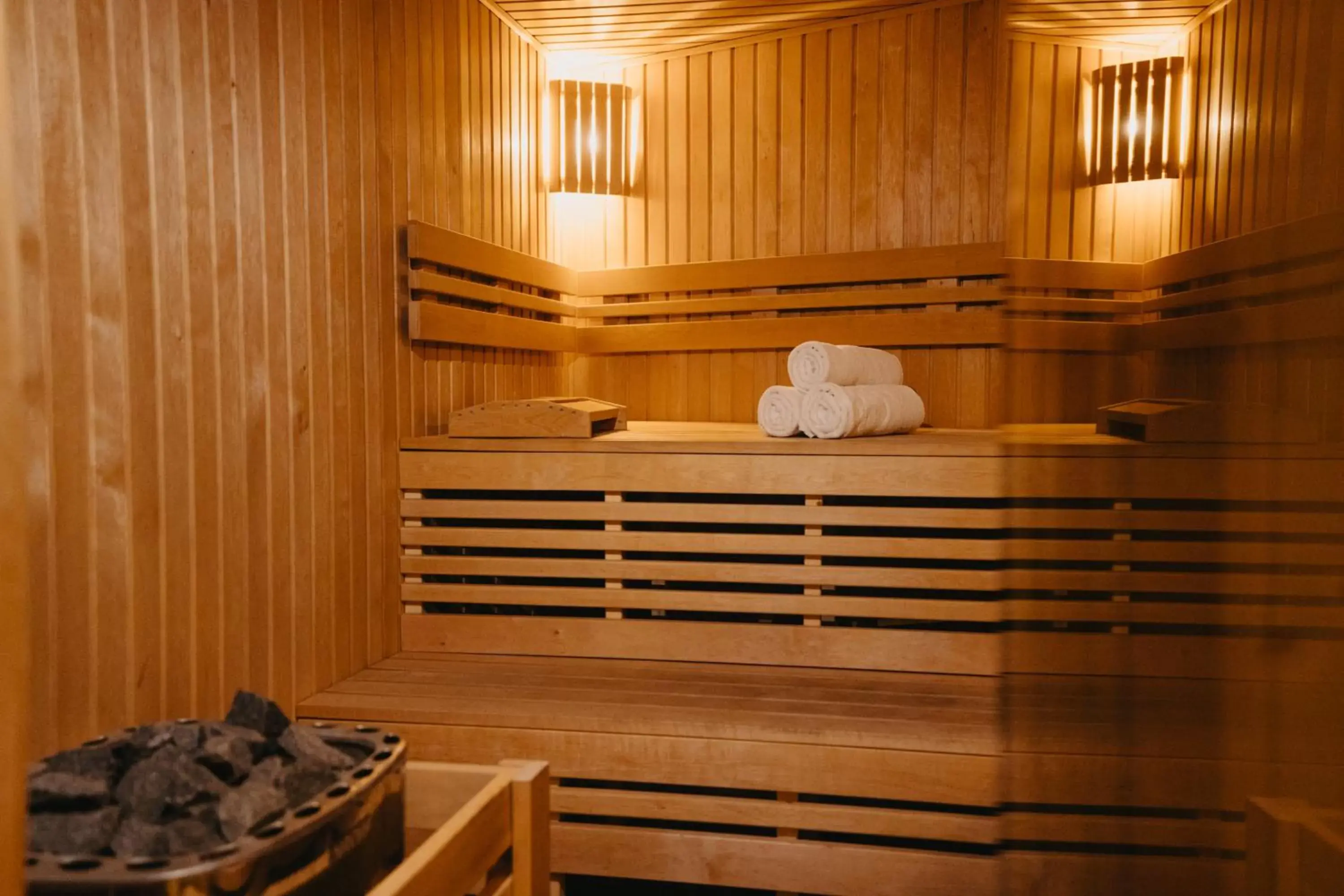 Sauna in Marco Polo Hotel Gudauri
