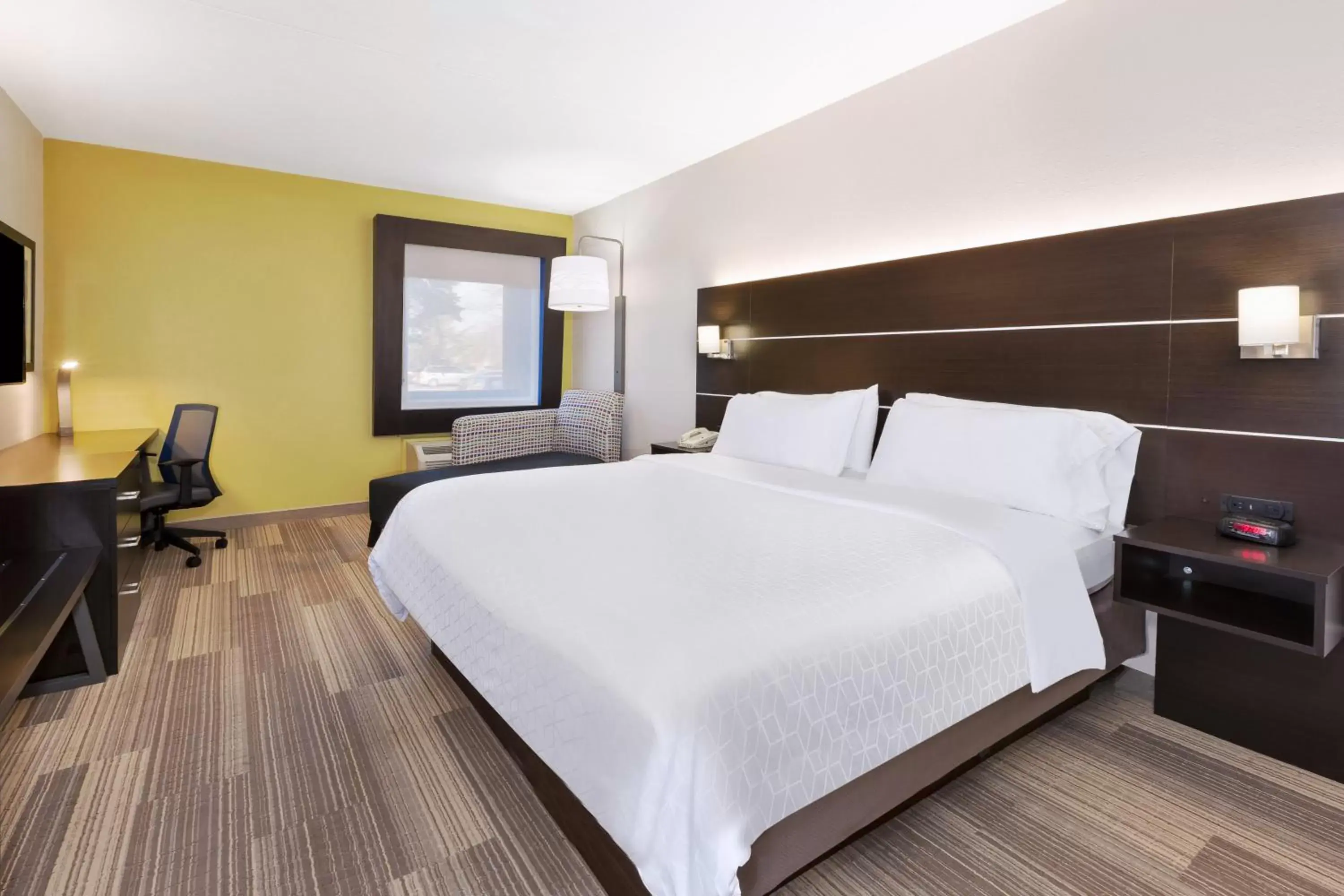 Photo of the whole room, Bed in Holiday Inn Express Detroit-Warren/General Motors Technology Center, an IHG Hotel