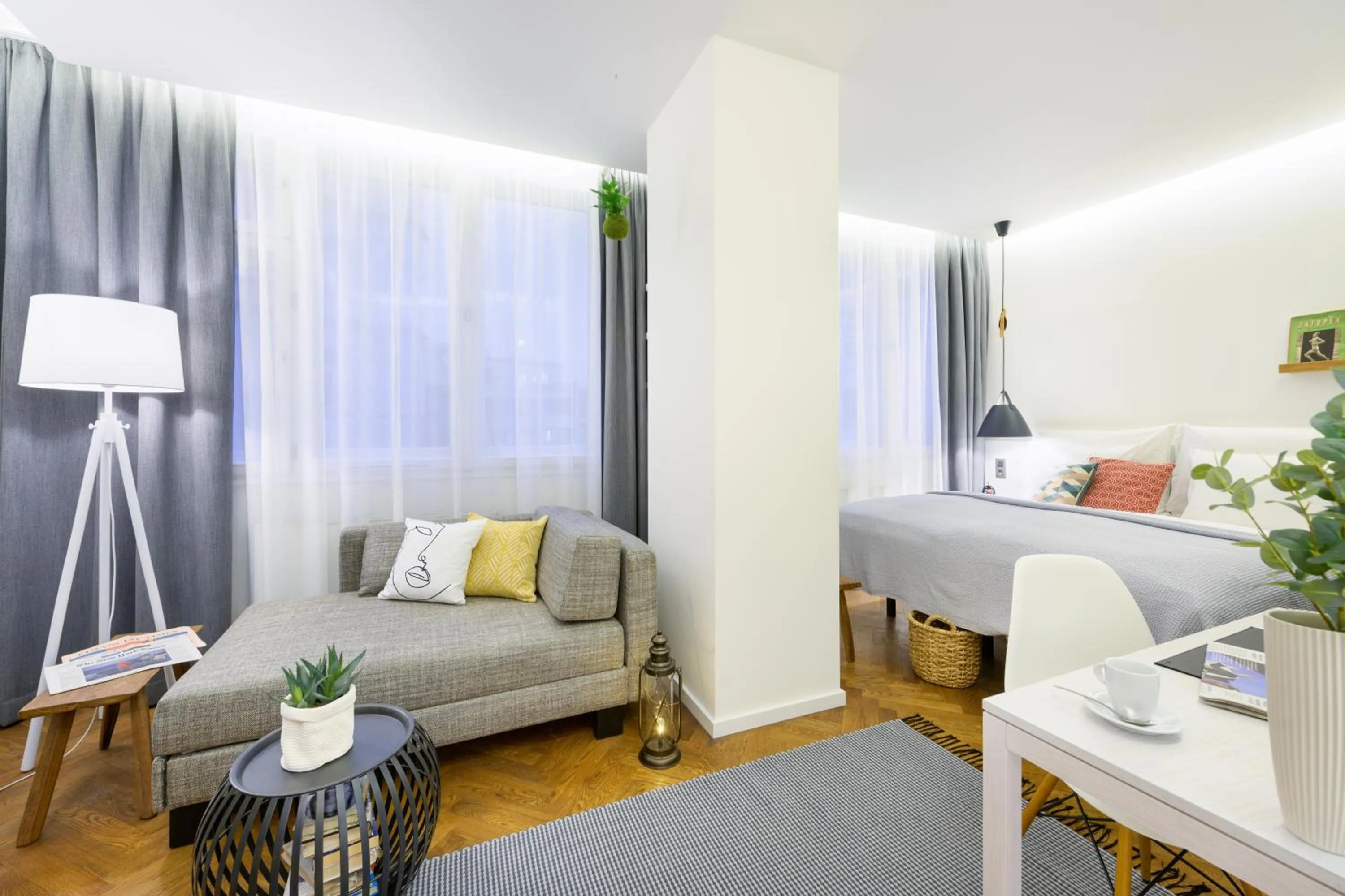 Bed in MOSAIC HOUSE Design Hotel