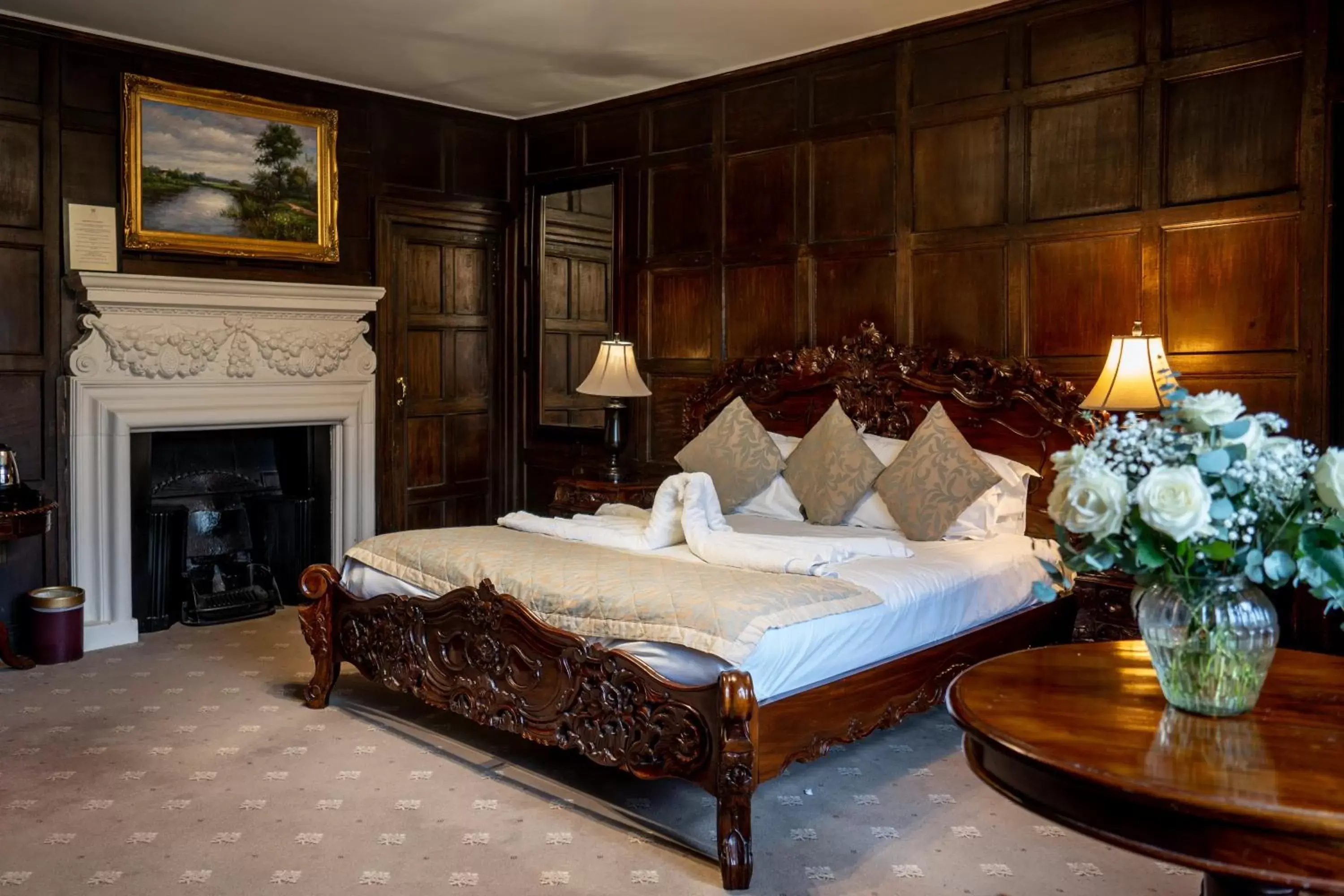 Bedroom, Bed in Castle Bromwich Hall; Sure Hotel Collection by Best Western