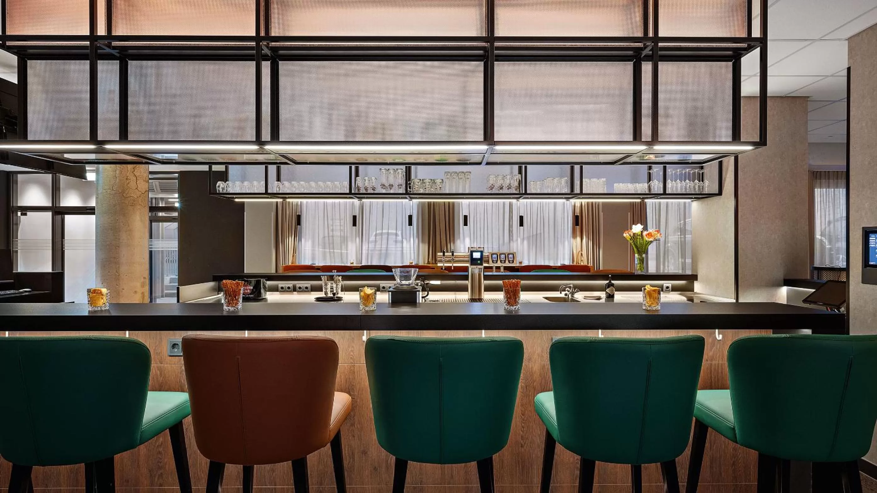 Lounge or bar in Hey Lou Hotel Karlsruhe Messe