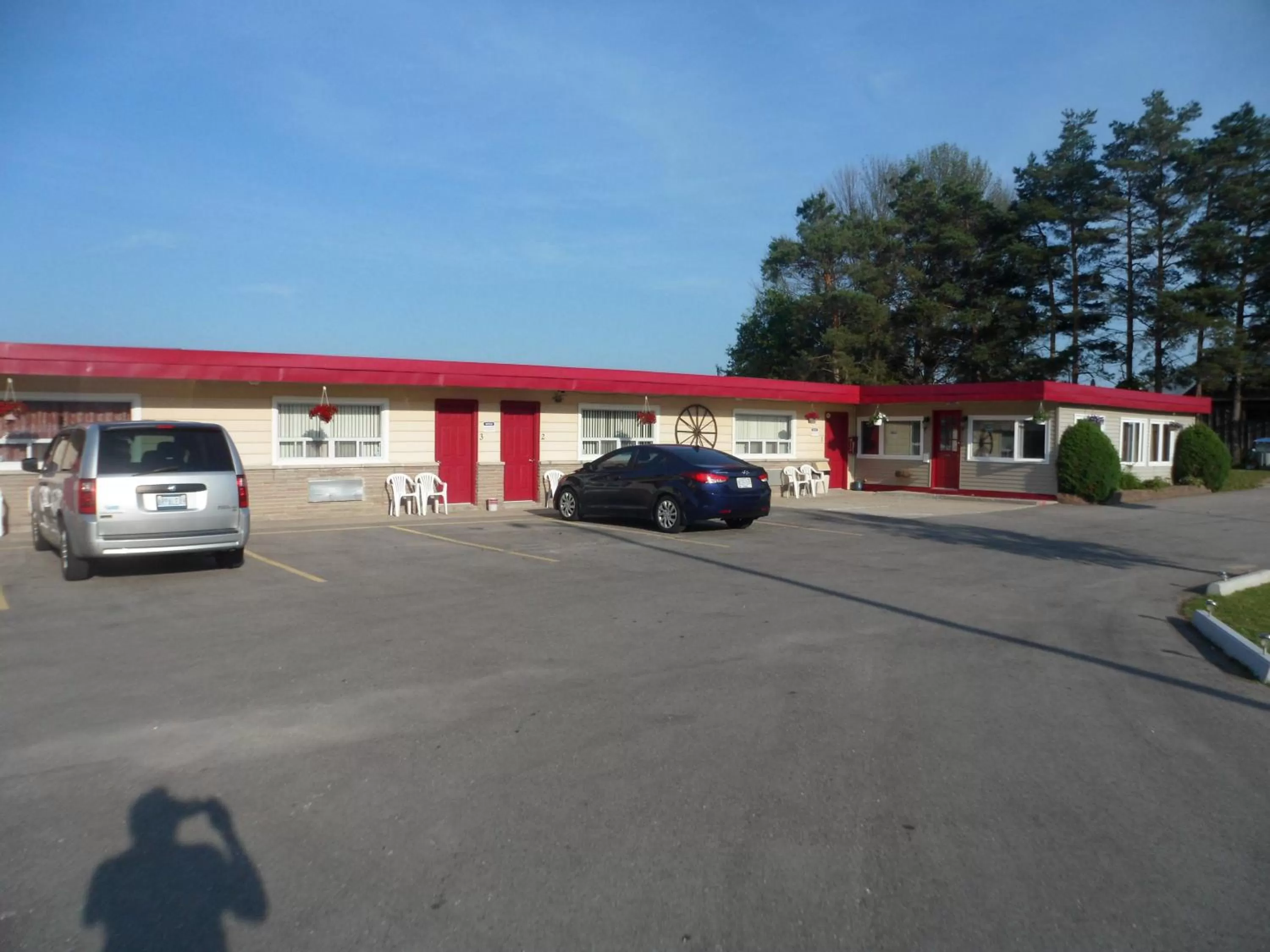 Property building in The Silver Birch Motel