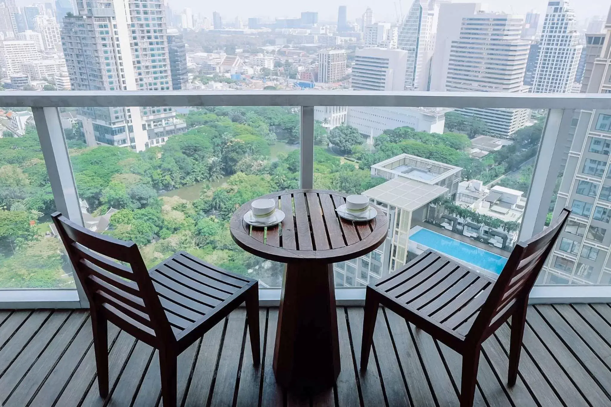Balcony/Terrace in Urbana Langsuan Hotel - SHA Extra Plus