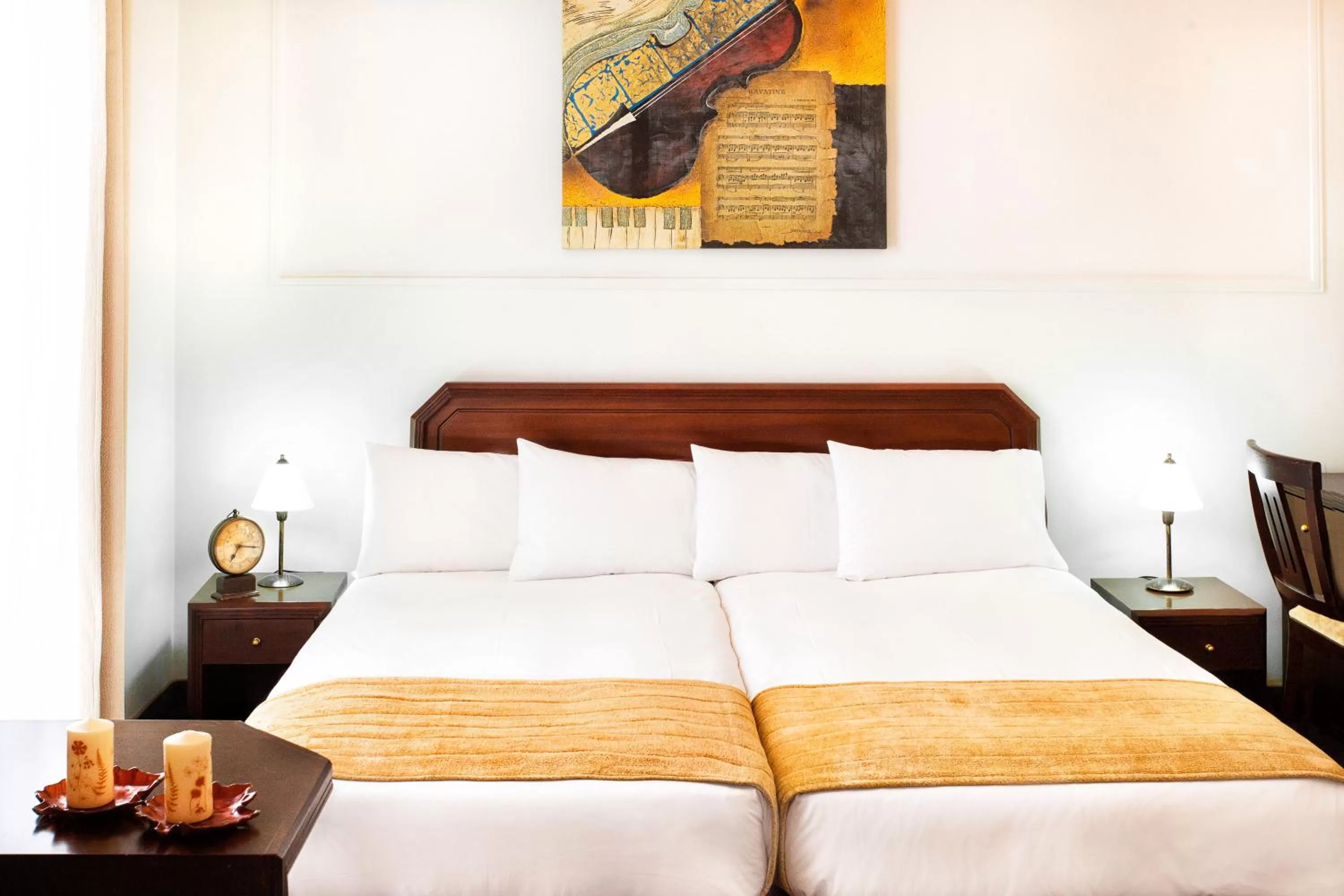 Bed in Arni Hotel Domotel