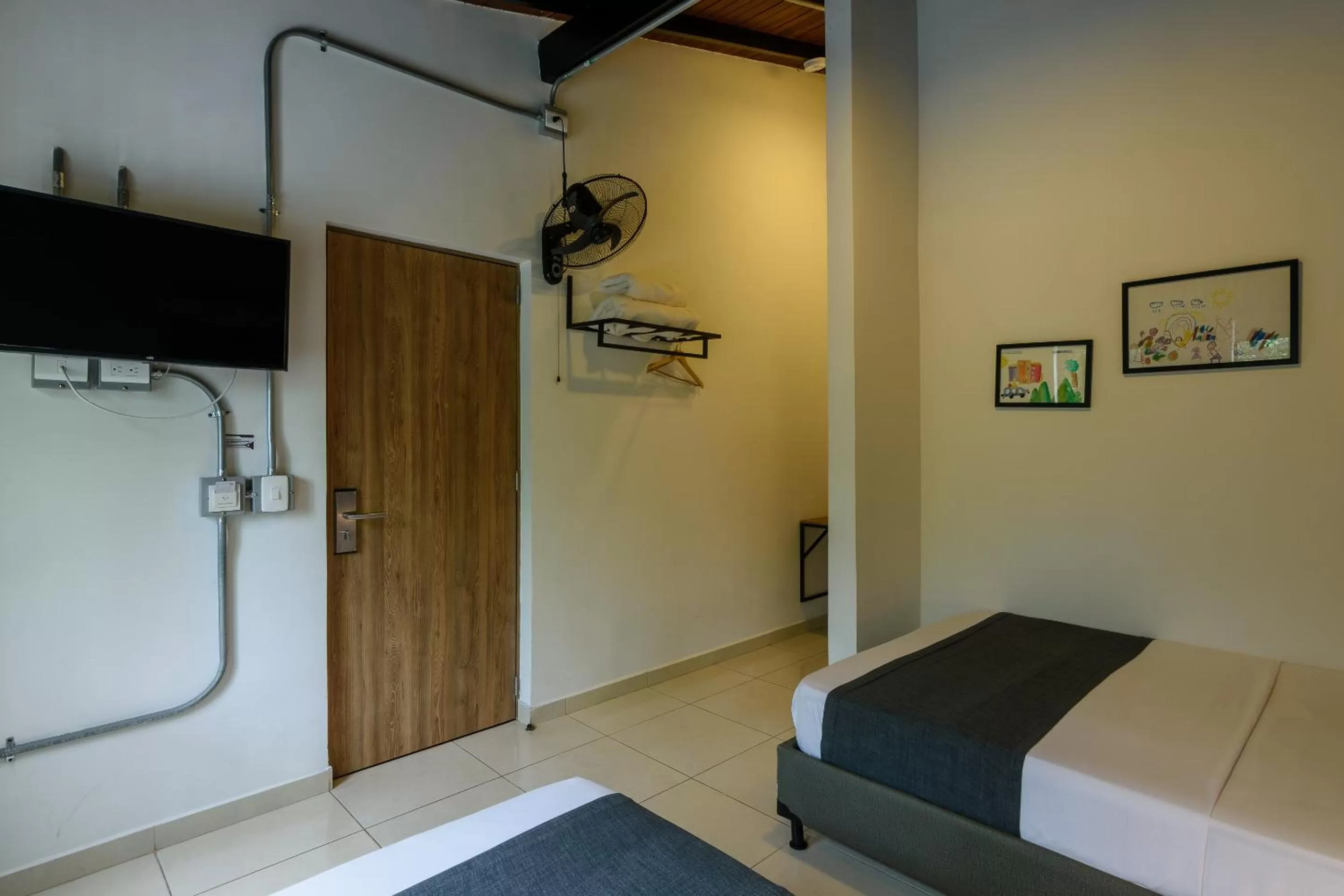 Bedroom, Bed in Med la palma