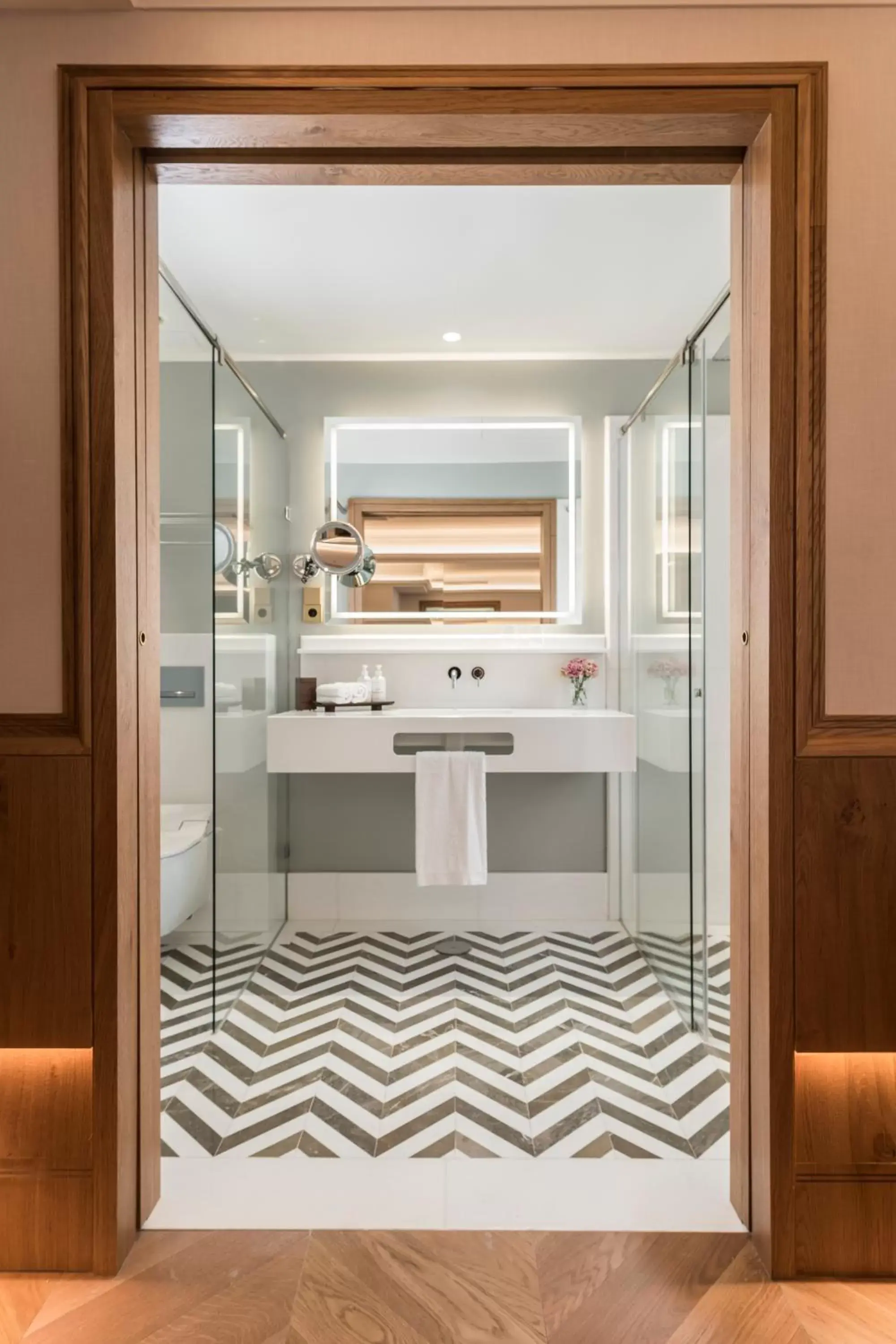 Bathroom in Palacio Solecio, a Small Luxury Hotel of the World