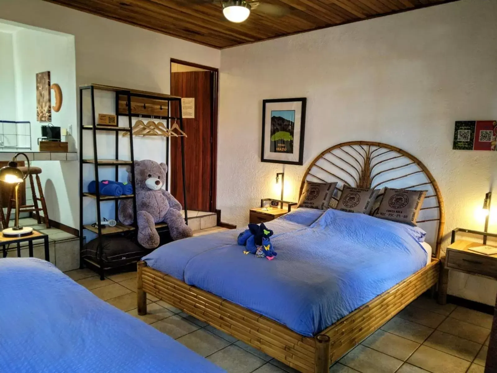 Bed in Orosi Lodge
