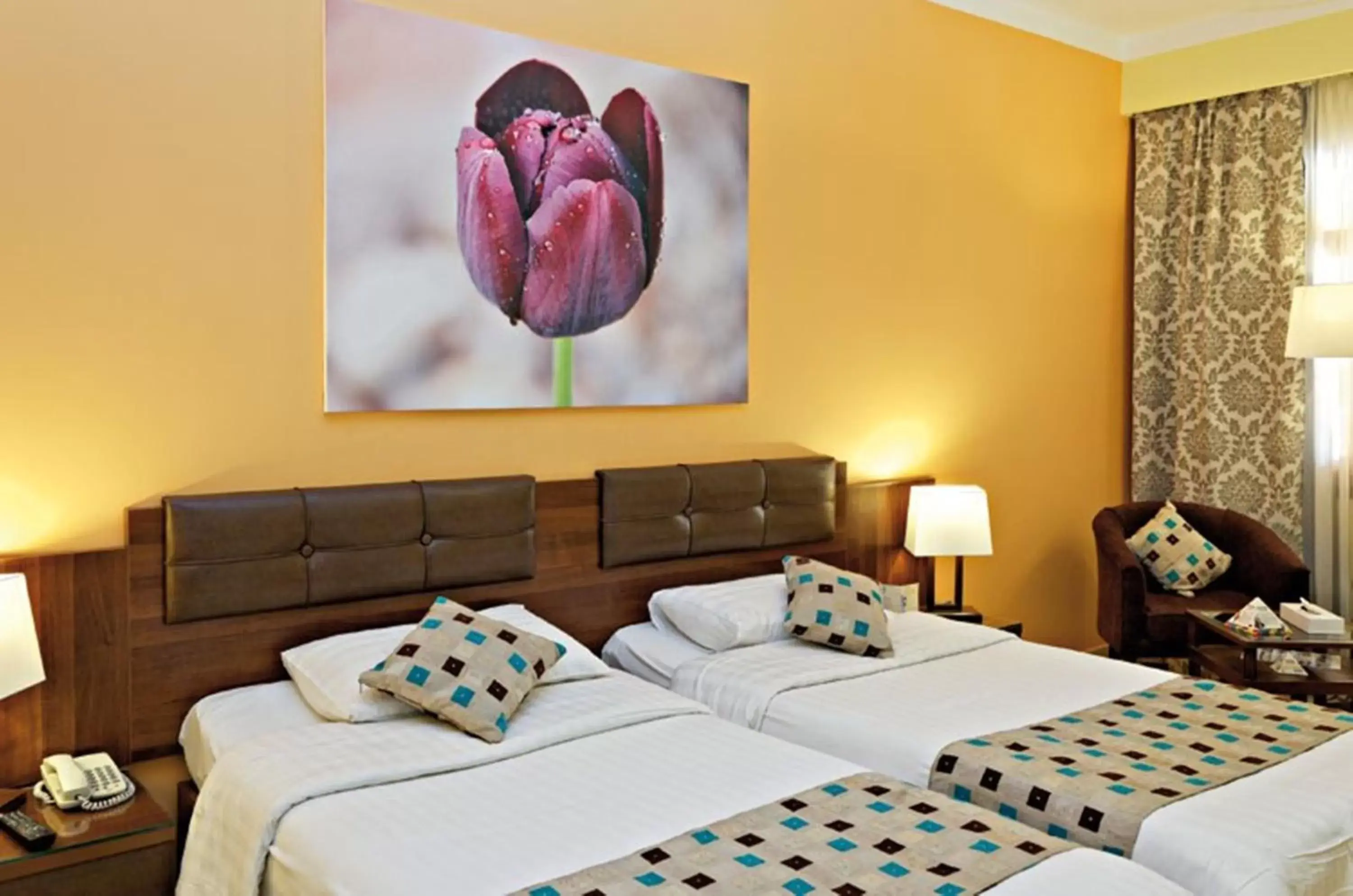 Decorative detail, Bed in The Three Corners Rihana Resort El Gouna