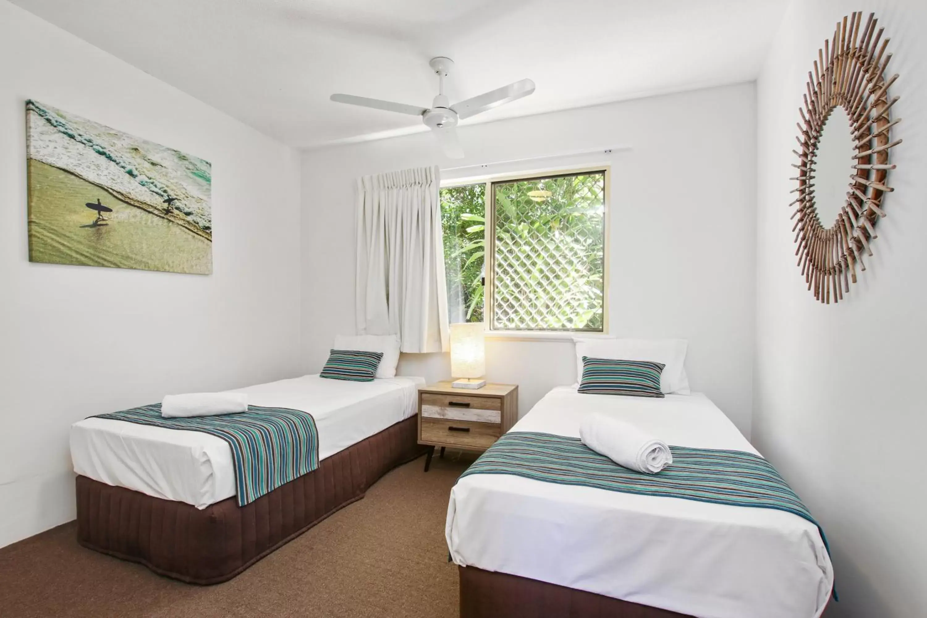 Bed in Lennox Beach Resort