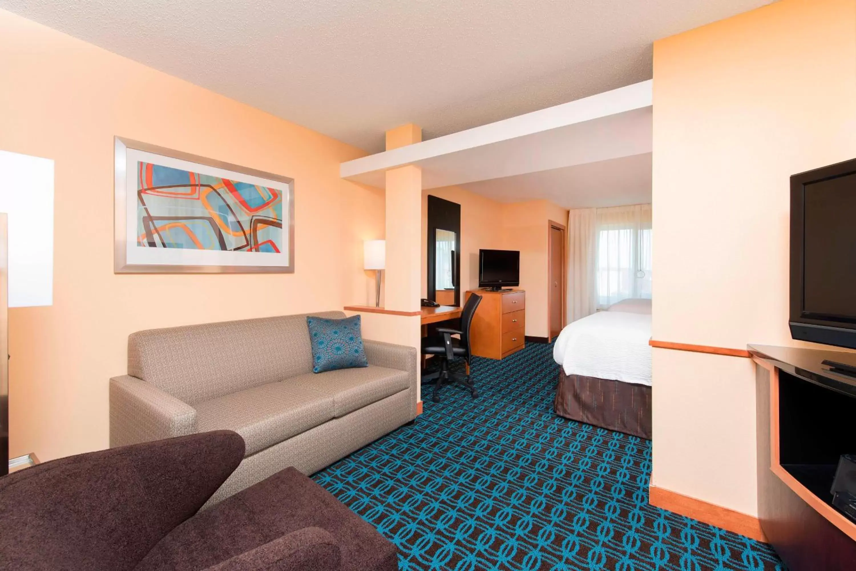 Photo of the whole room, Seating Area in Fairfield Inn & Suites by Marriott Omaha Downtown