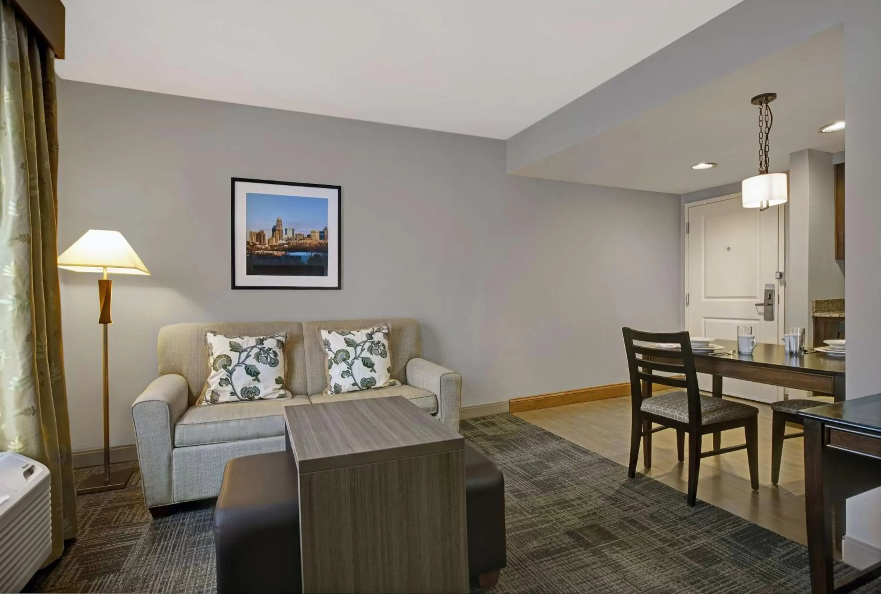 Living room, Seating Area in Homewood Suites Charlotte Ayrsley