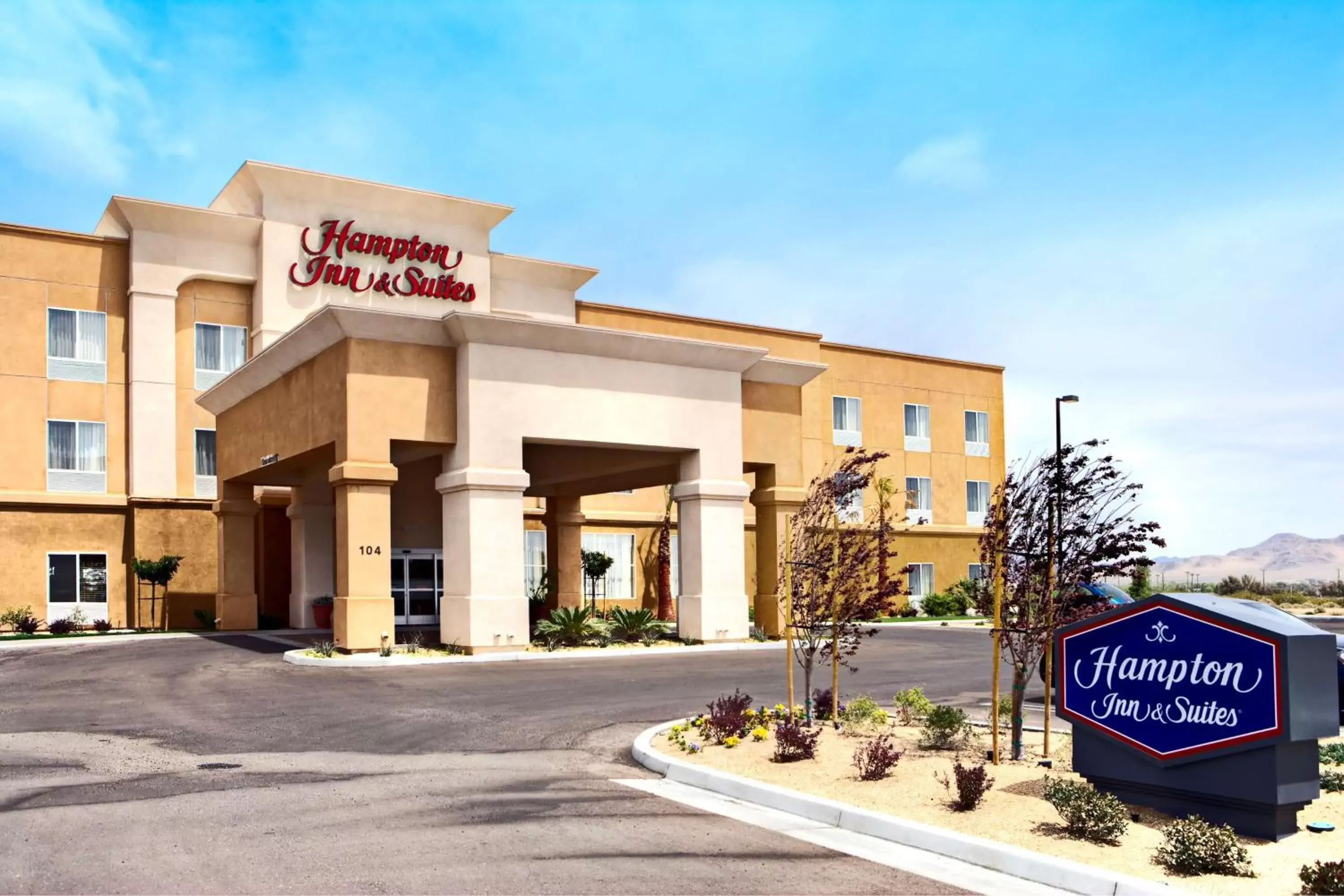 Property building, Property Logo/Sign in Hampton Inn & Suites Ridgecrest