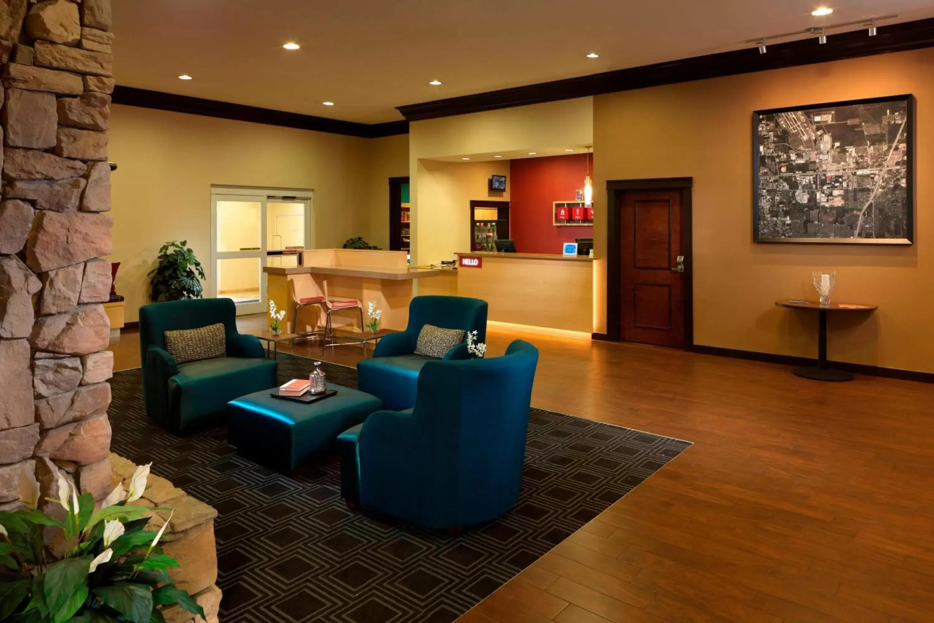 Lobby or reception in TownePlace Suites Houston Intercontinental Airport