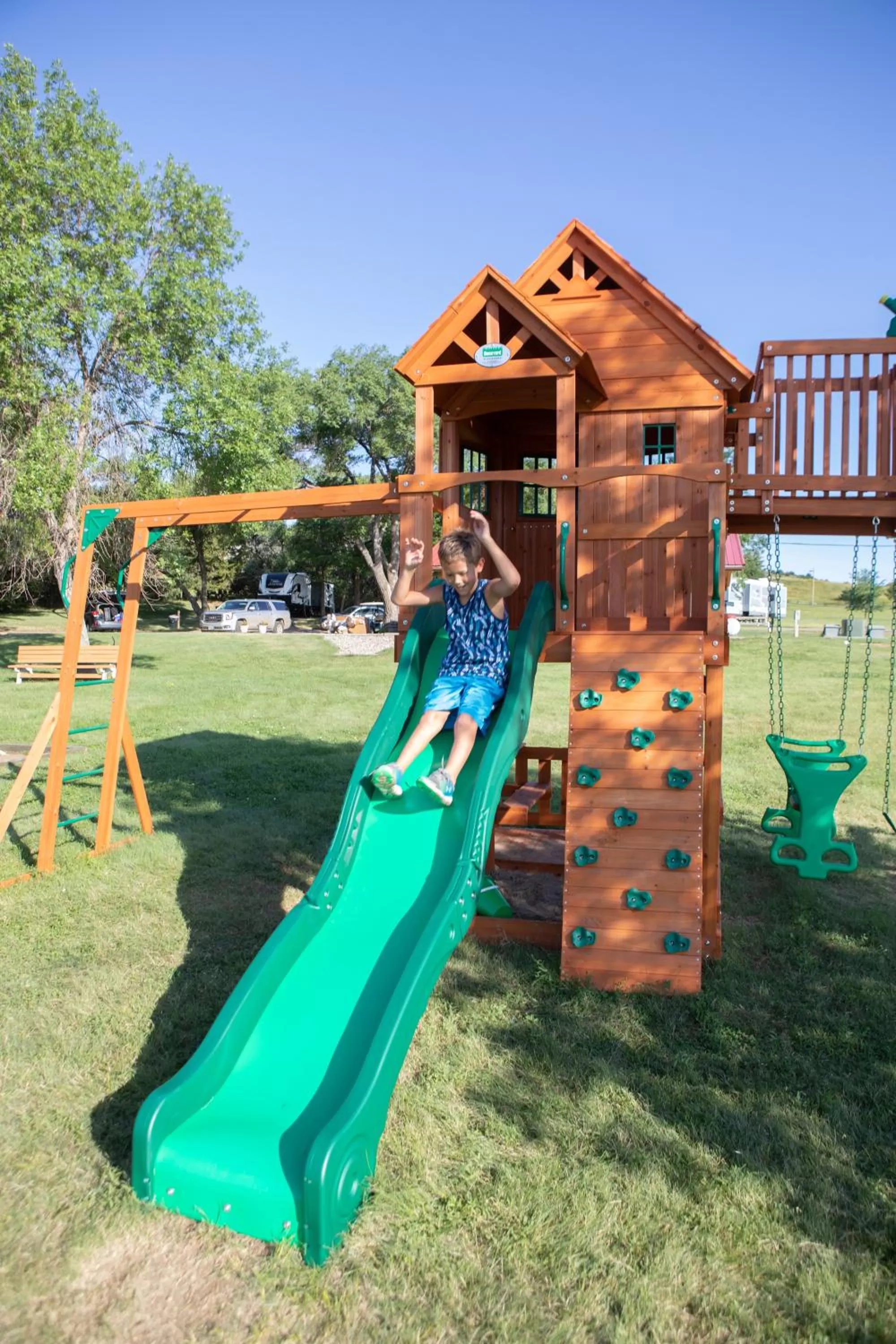 Children play ground in Cedar Shore Resort