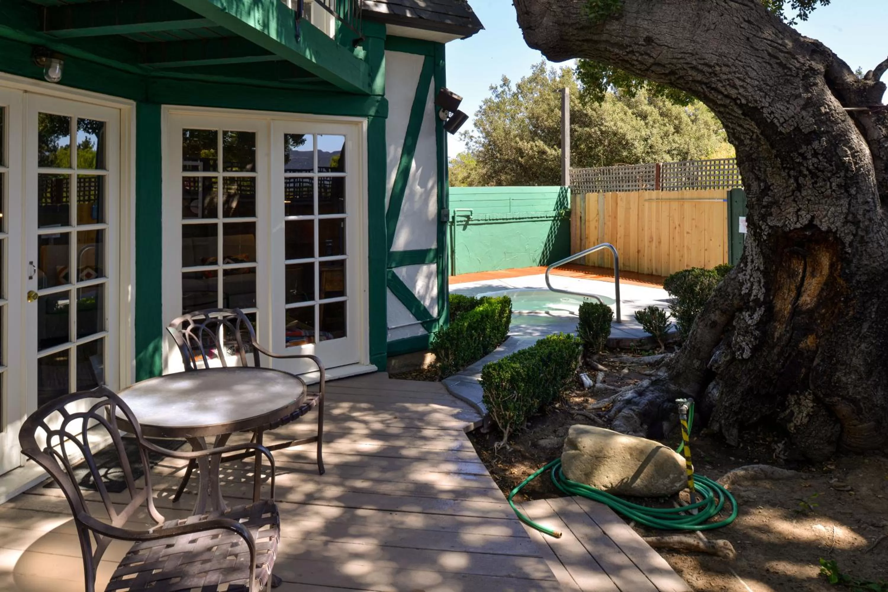 Patio in Wine Valley Inn