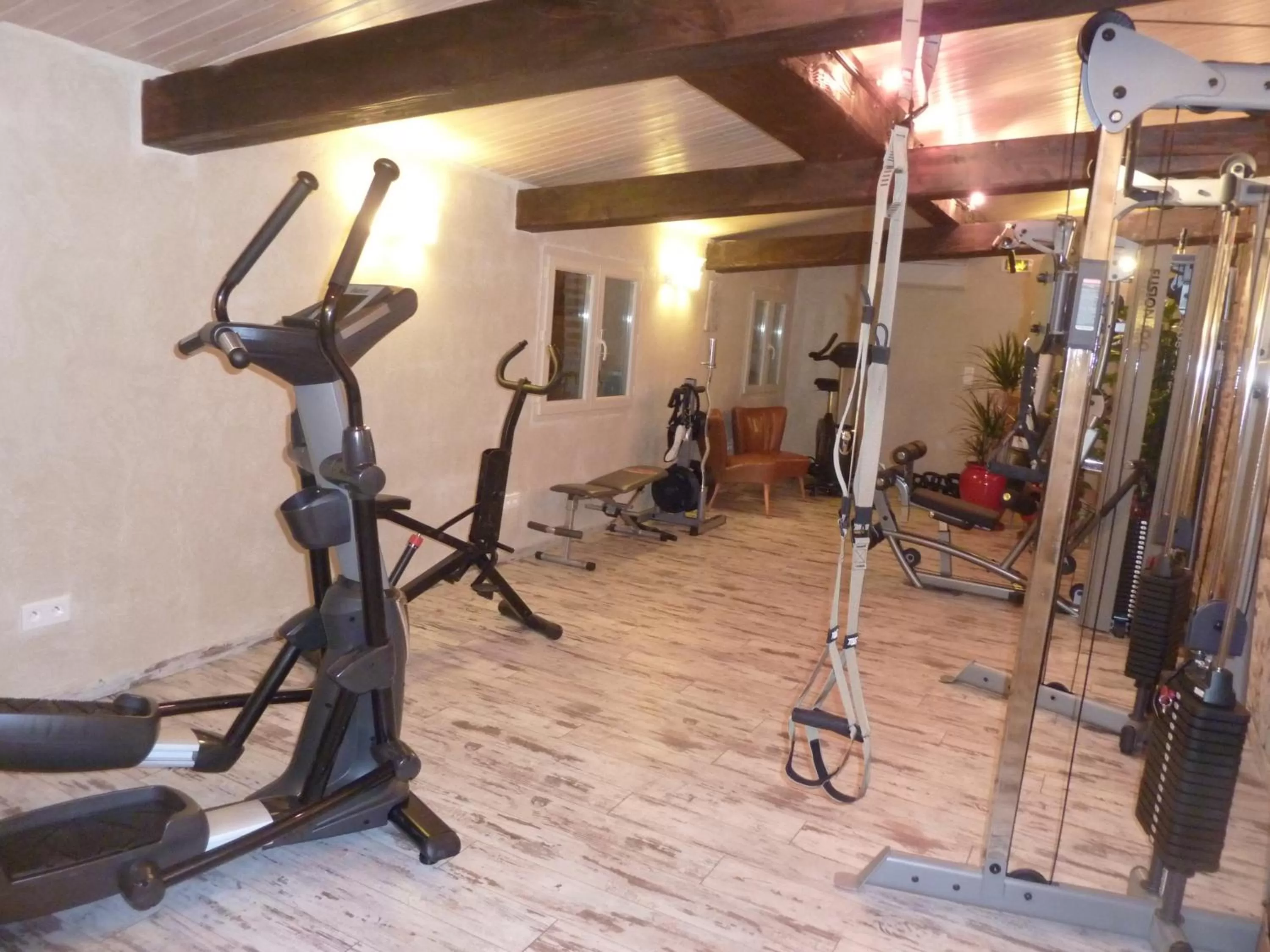 Fitness centre/facilities in Domaine De La Tannerie chambres d'hôtes et appartements