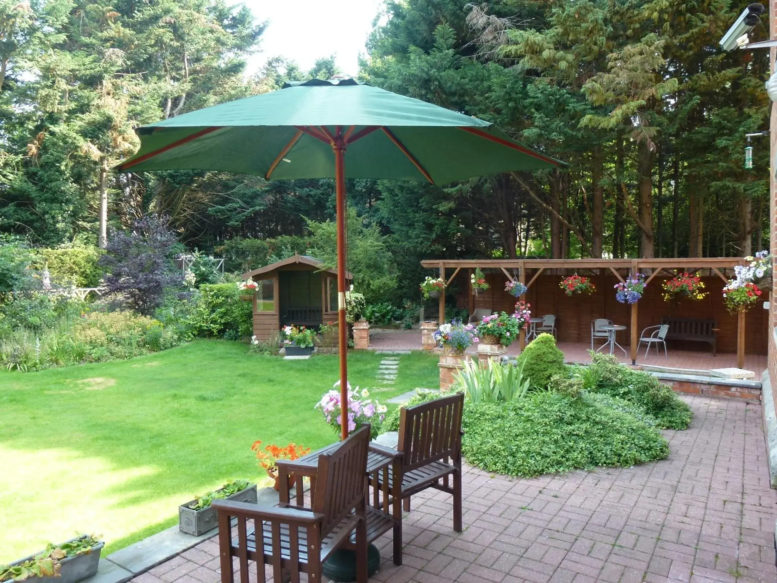 Garden in Beech House Hotel