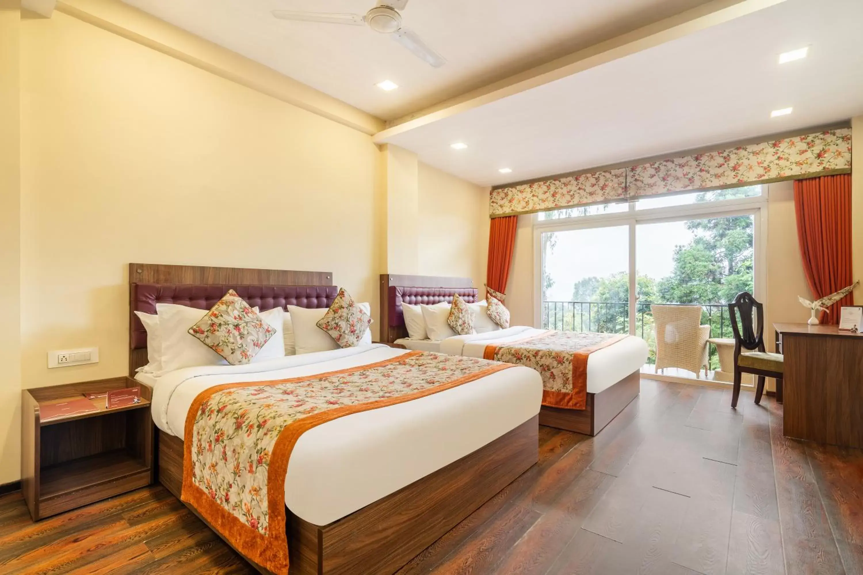 Bed in Summit Barsana Resort & Spa