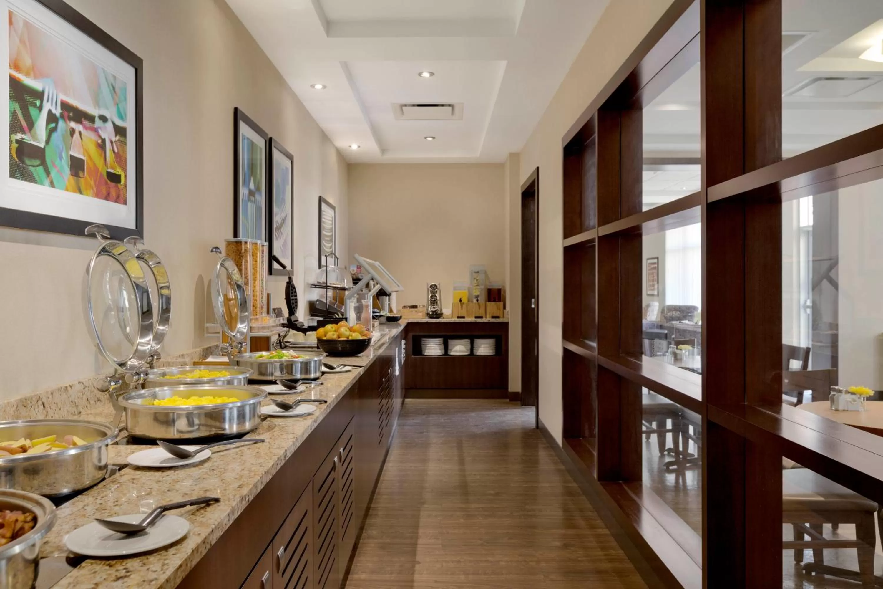 Buffet breakfast in Best Western Plus Edmonton Airport Hotel