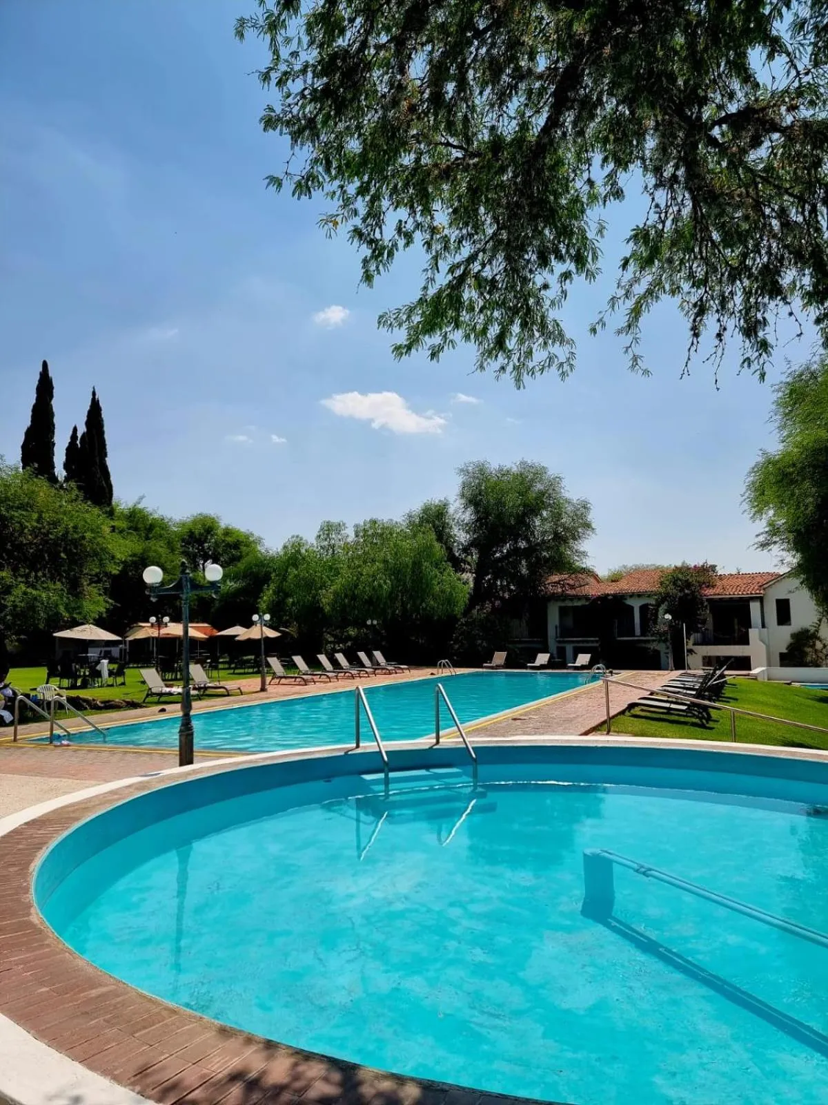 Swimming pool in Hotel Hacienda Taboada (Aguas Termales)