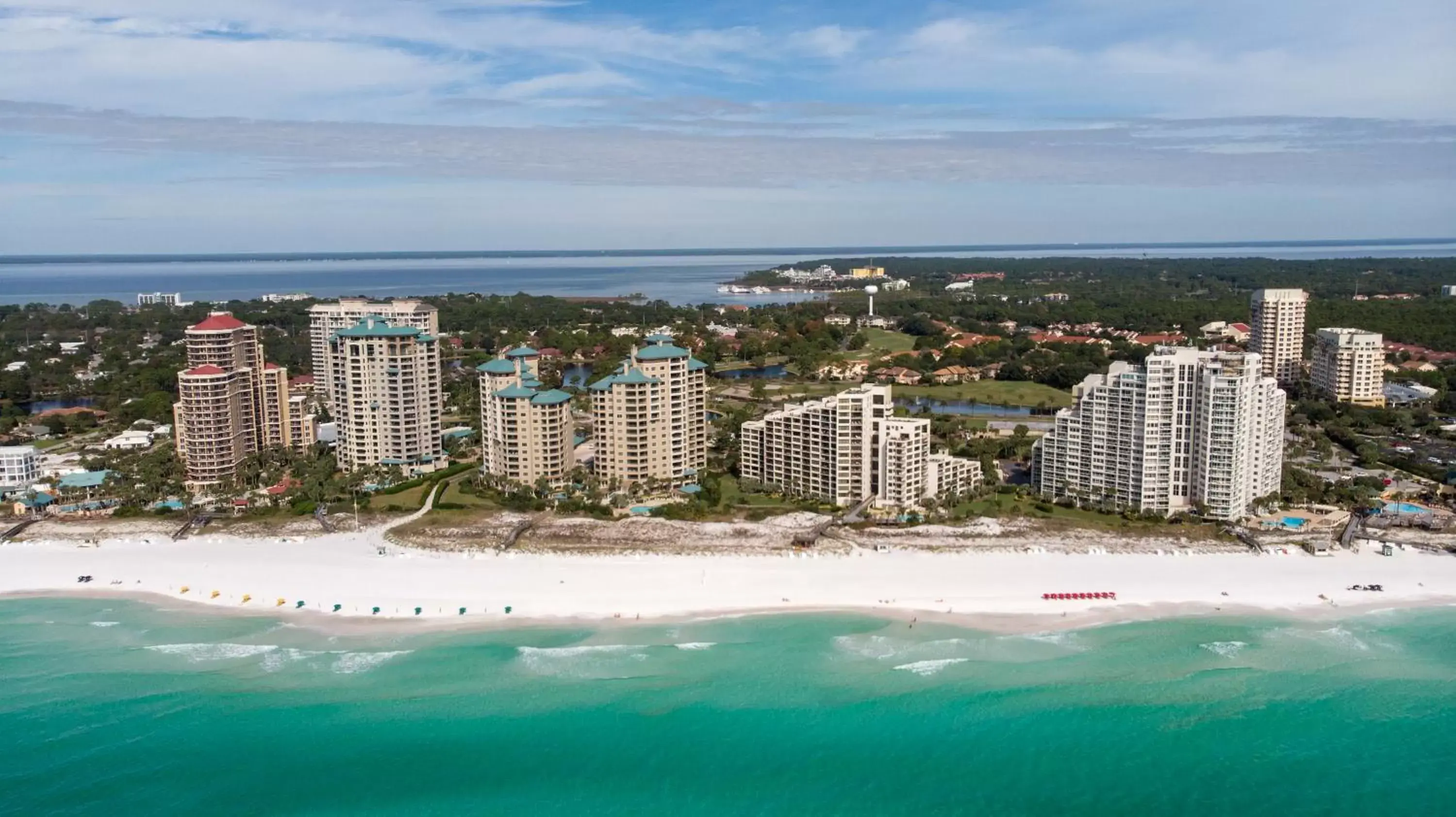 Bird's eye view, Bird's-eye View in Sandestin Golf and Beach Resort