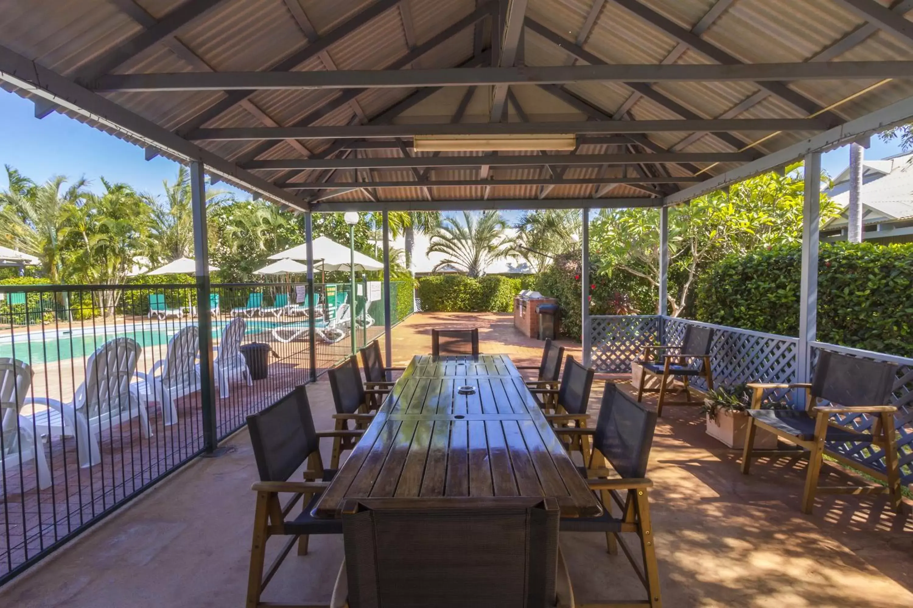Patio, Restaurant/Places to Eat in Broome Beach Resort - Cable Beach, Broome