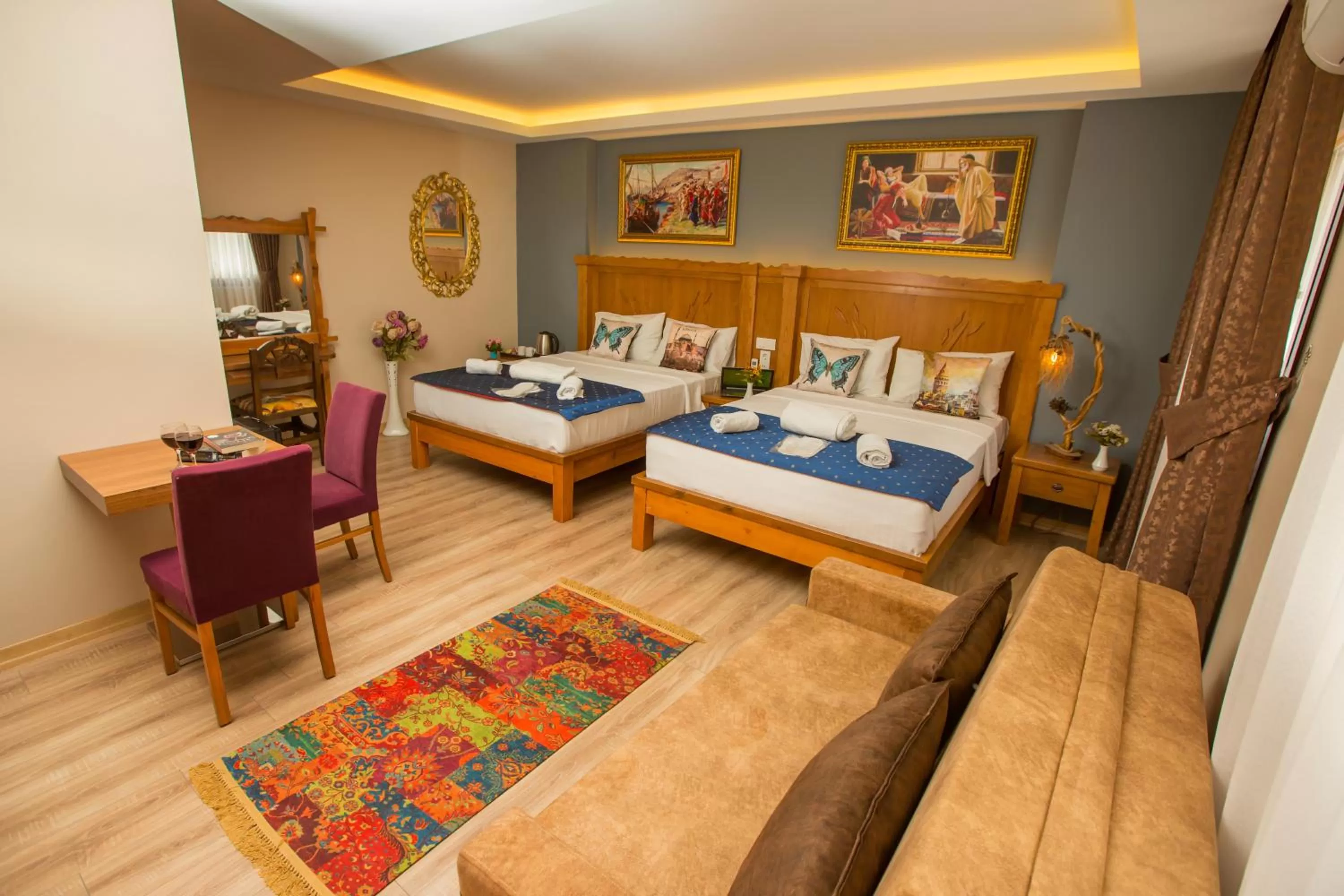 Bed in The PeraPort Hotel