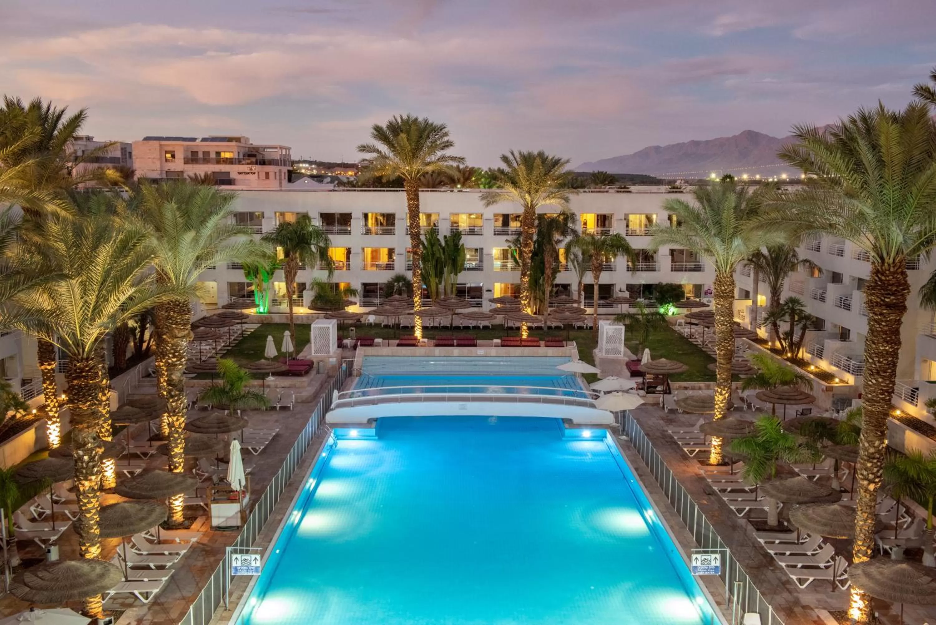 Pool view in Leonardo Royal Resort Eilat