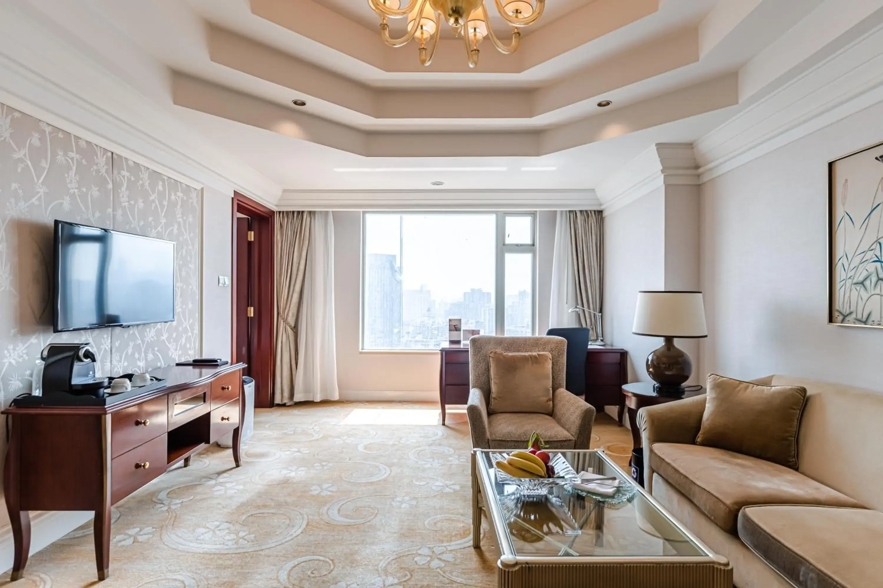 Seating Area in Shangri-La Hotel, Wuhan