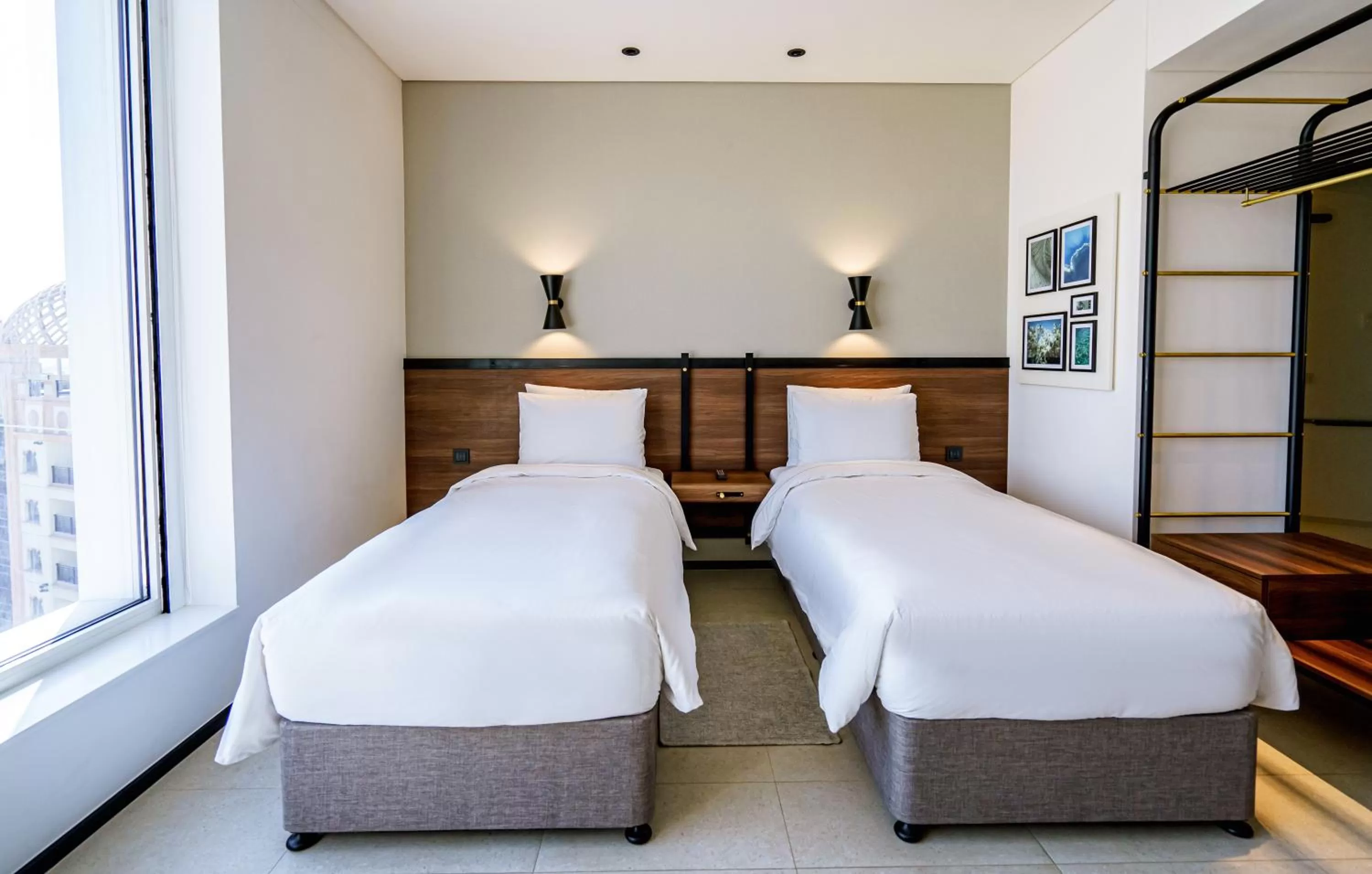 Bed in FORM Hotel Al Jaddaf, Dubai, a Member of Design Hotels