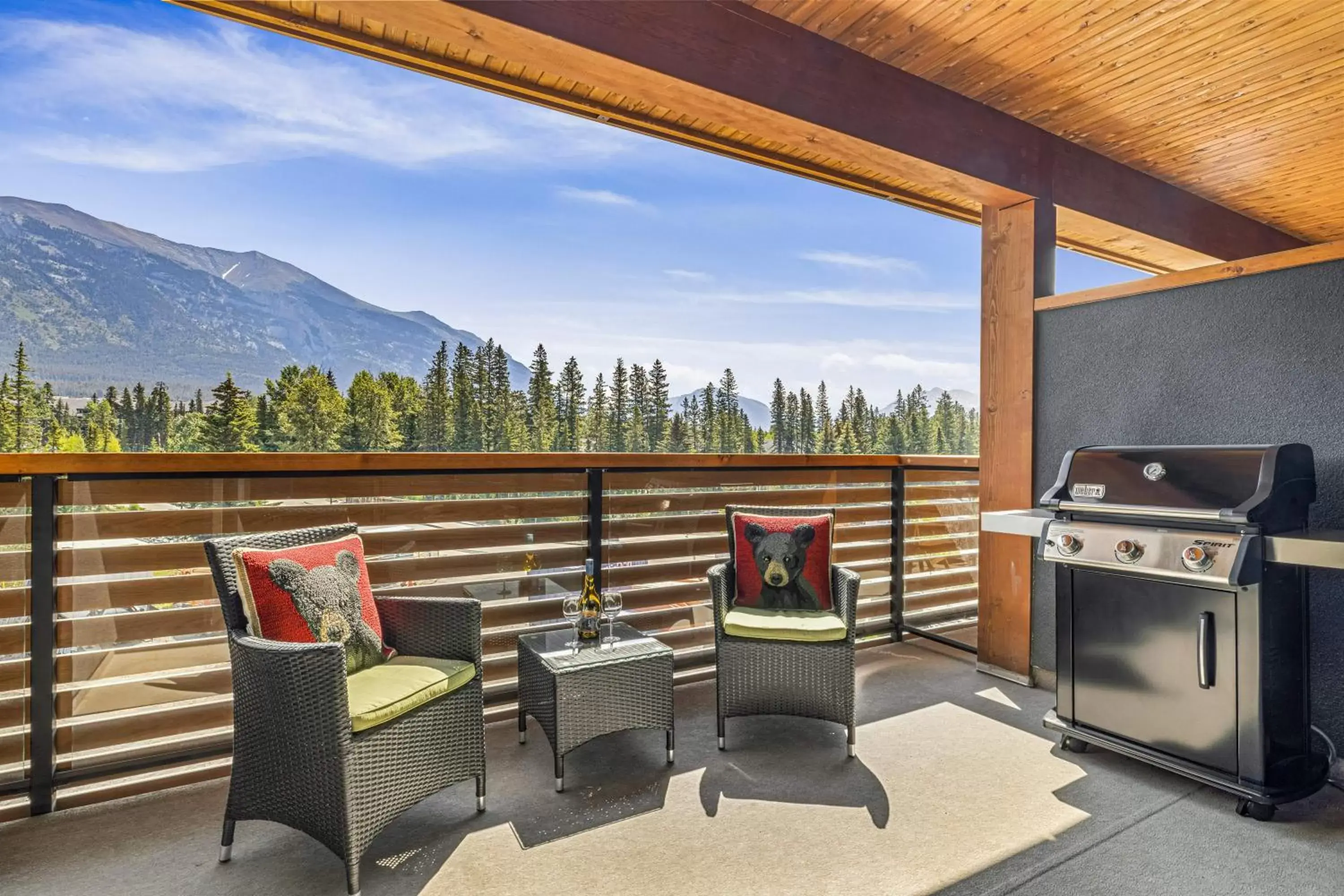 Balcony/Terrace in Tamarack Lodge by Spring Creek Vacations