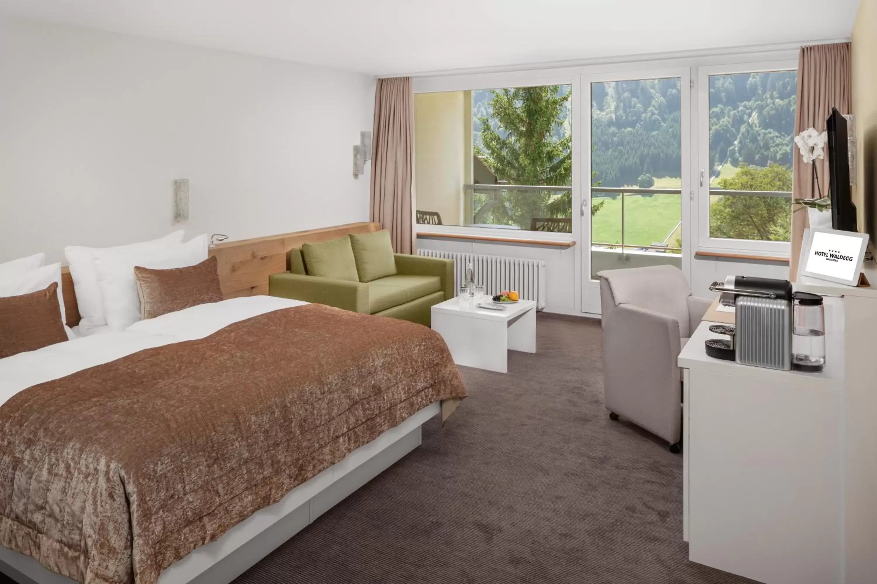 Photo of the whole room, Mountain View in Hotel Waldegg - Adults only