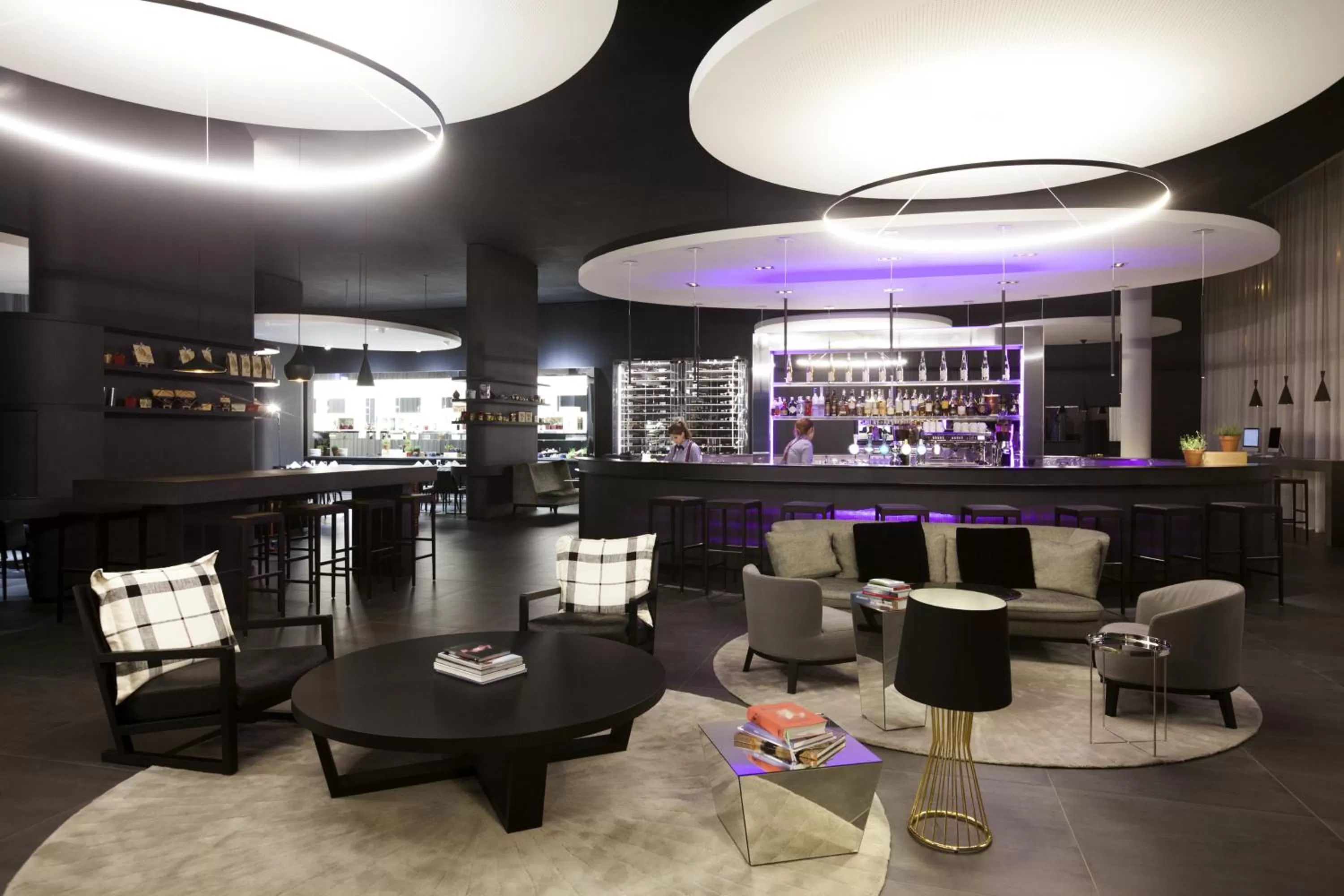 Lounge or bar in Novotel Basel City