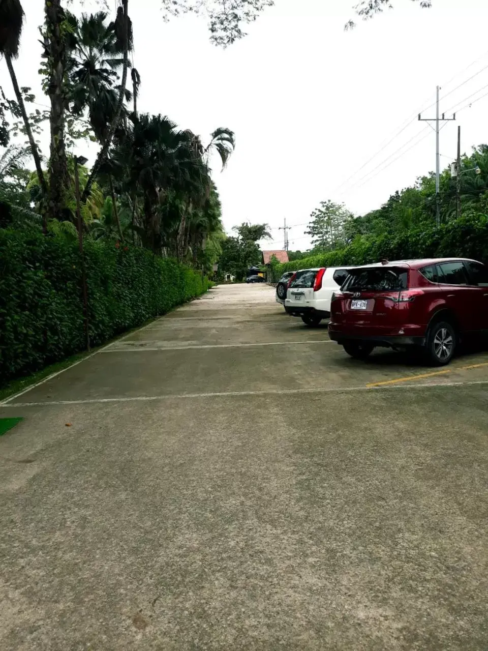 Parking in La Foresta Nature Resort