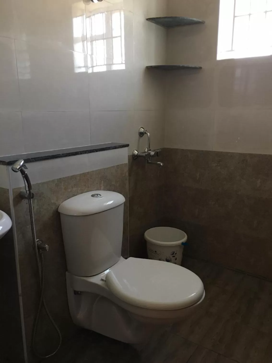Bathroom in Shantham Service Apartments