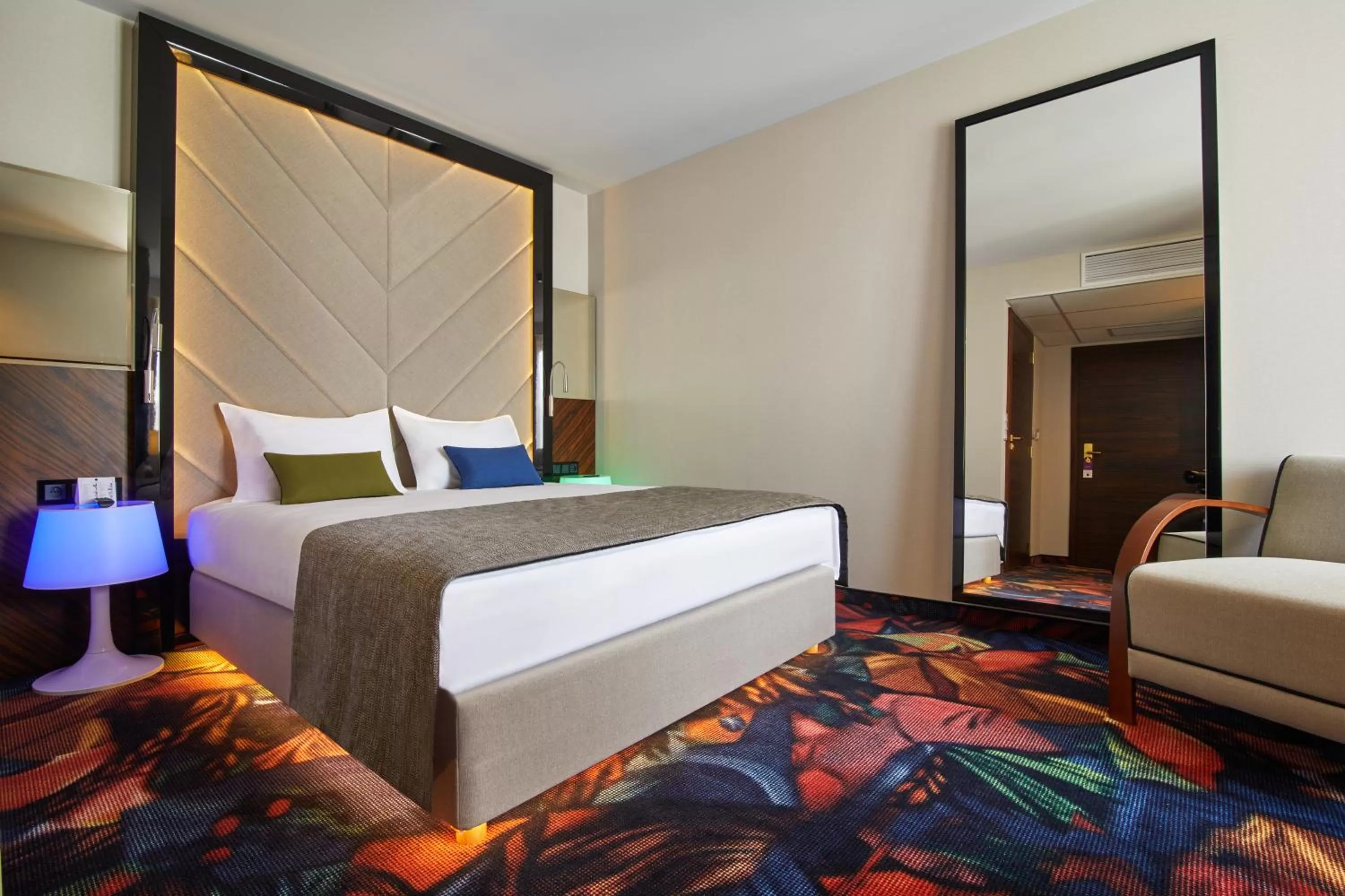 Bed in INX Design Hotel