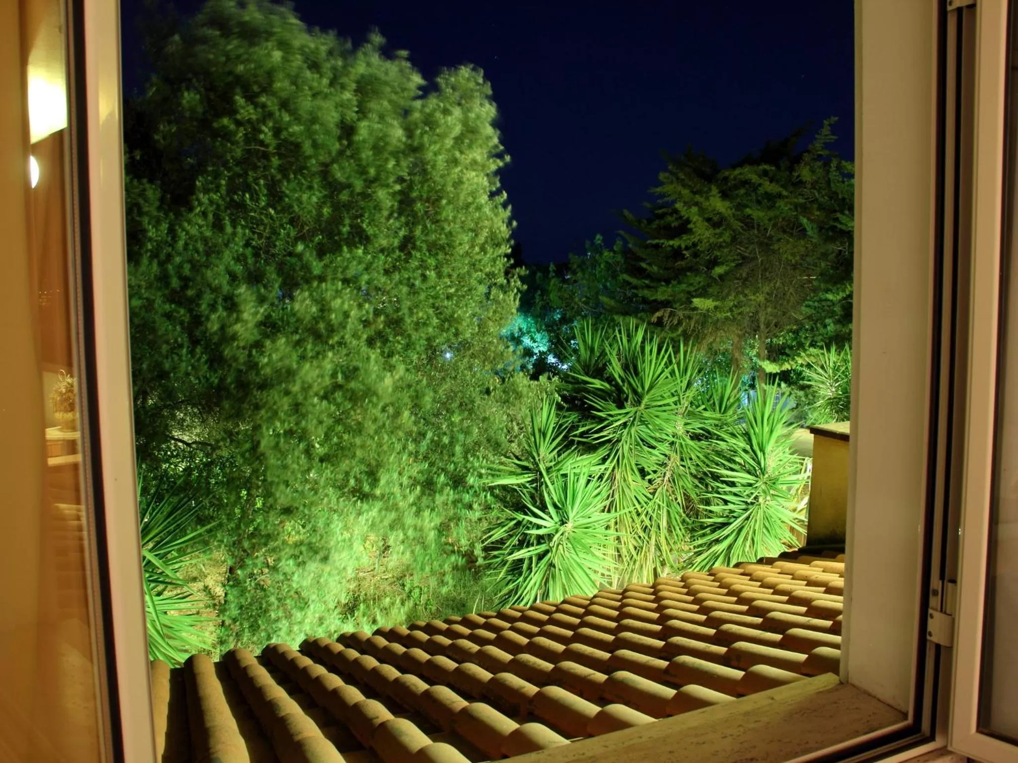 Garden view in Villa Franca