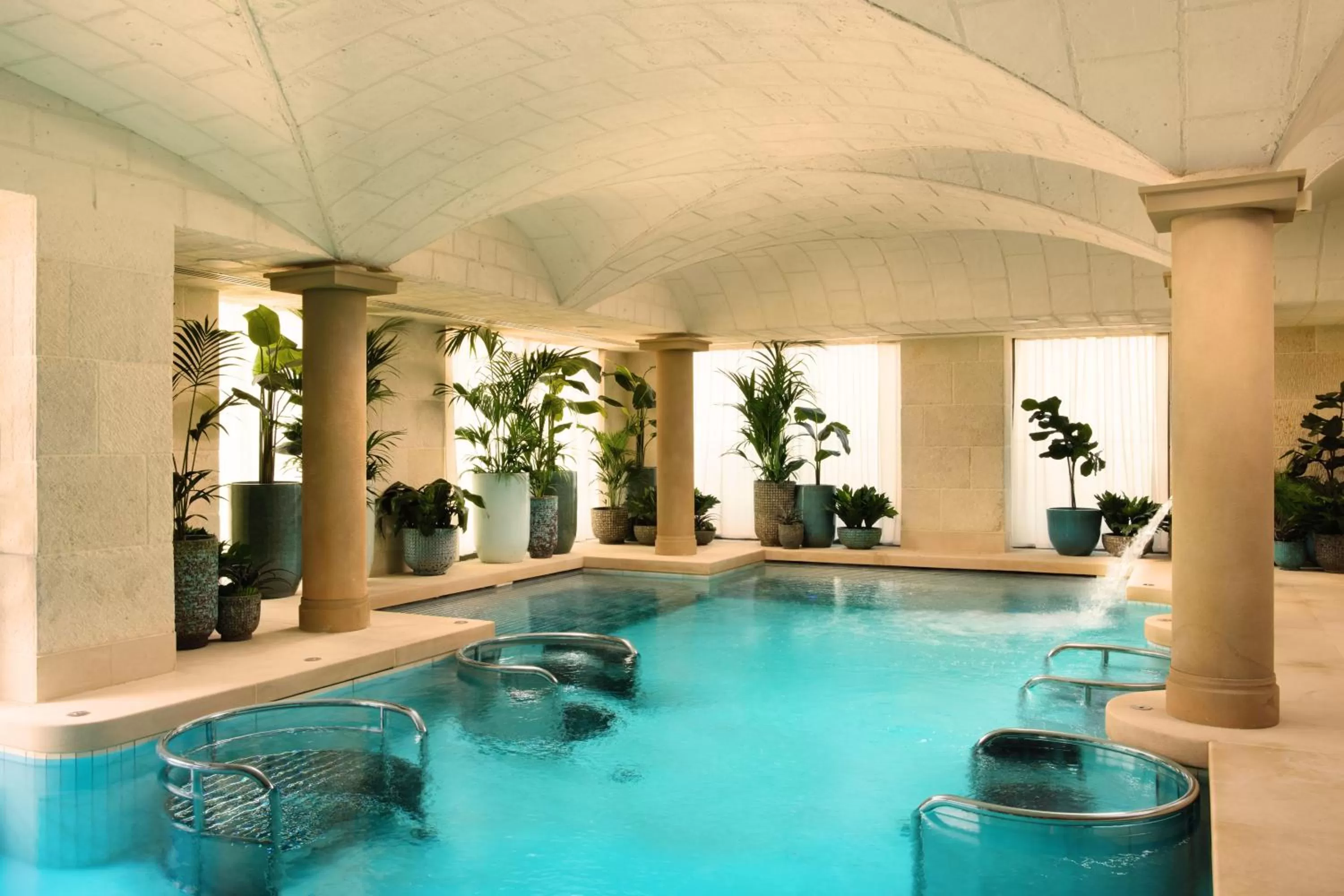 Swimming pool in Grantley Hall