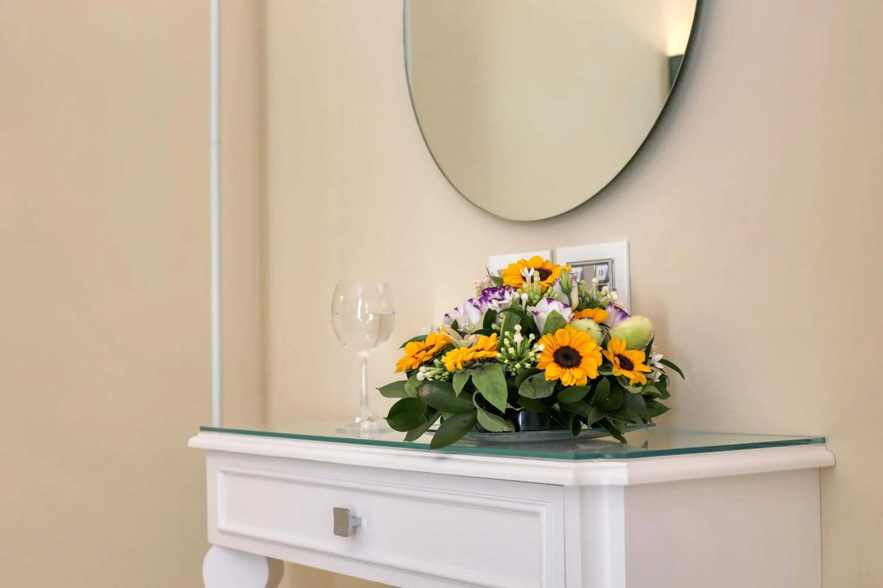 Decorative detail, Bathroom in Palazzo Confalone