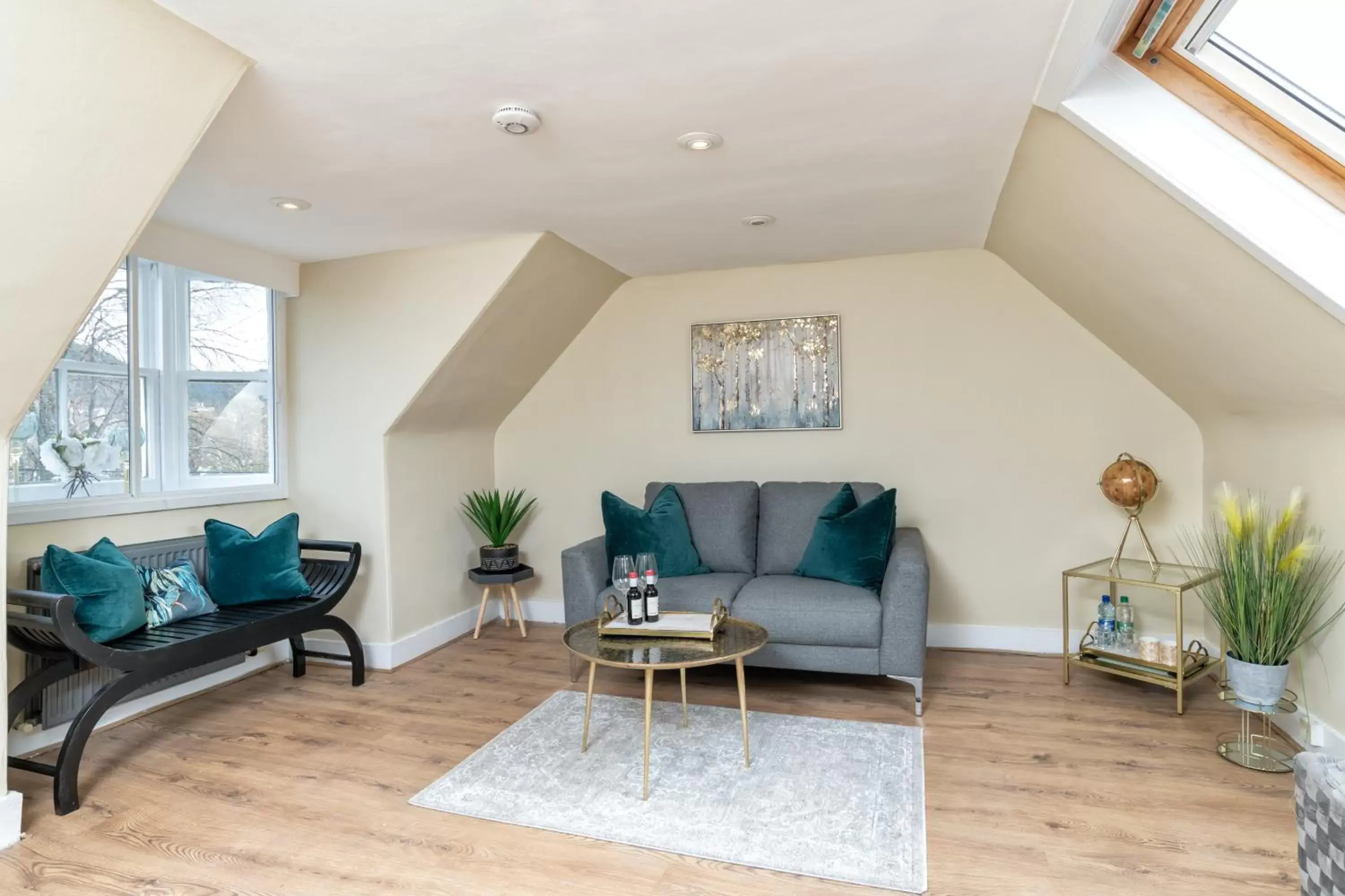 Seating Area in The Green Inn Rooms