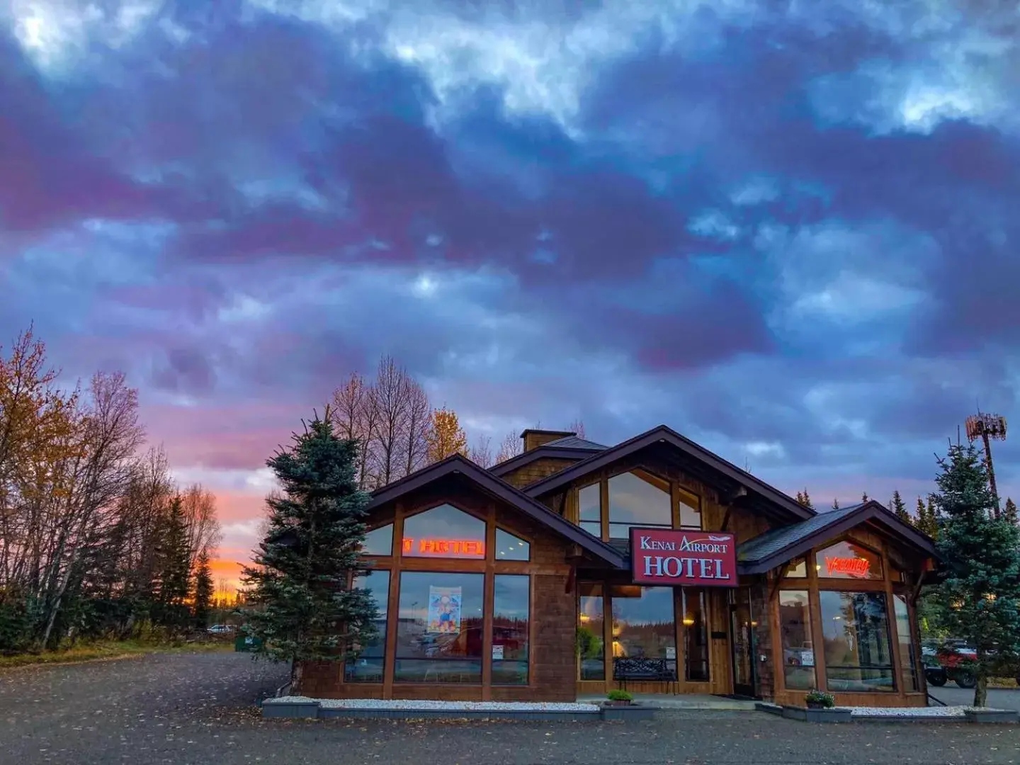 Property building in Kenai Airport Hotel