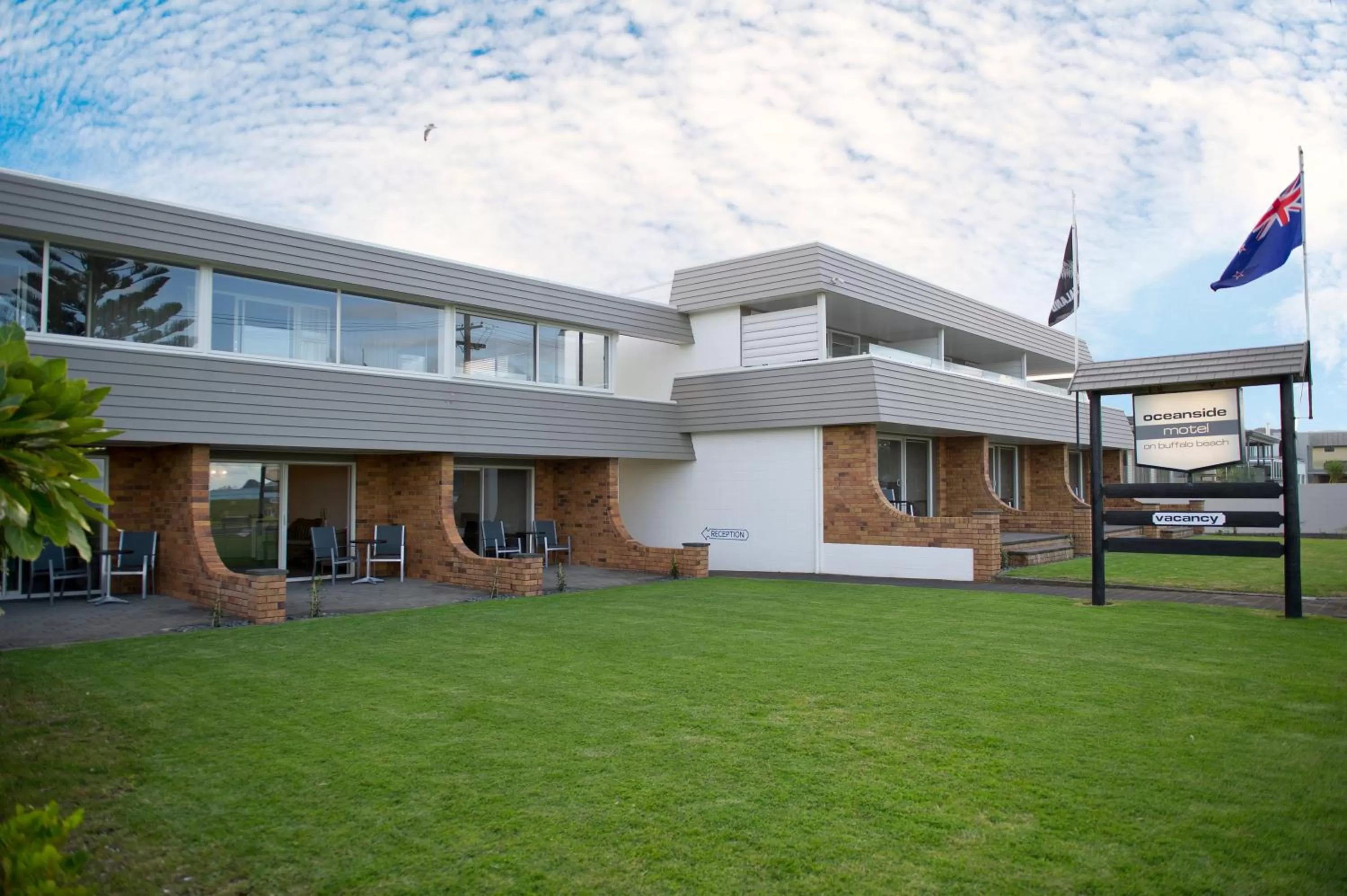 Property building in The Oceanside Motel