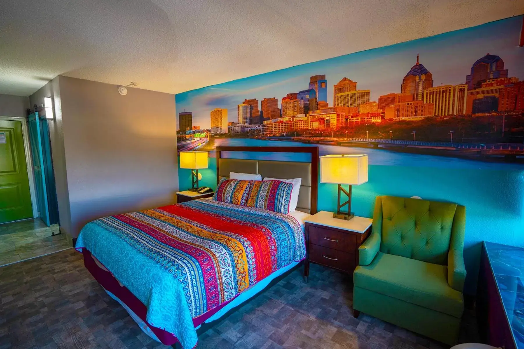 Bedroom, Bed in Philly Inn & Suites