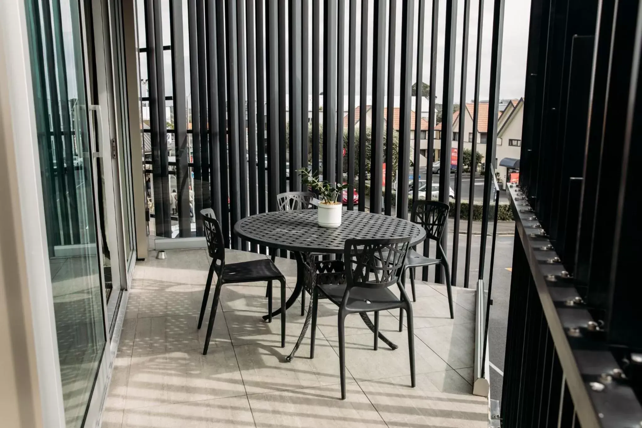 Patio in King and Queen Hotel Suites