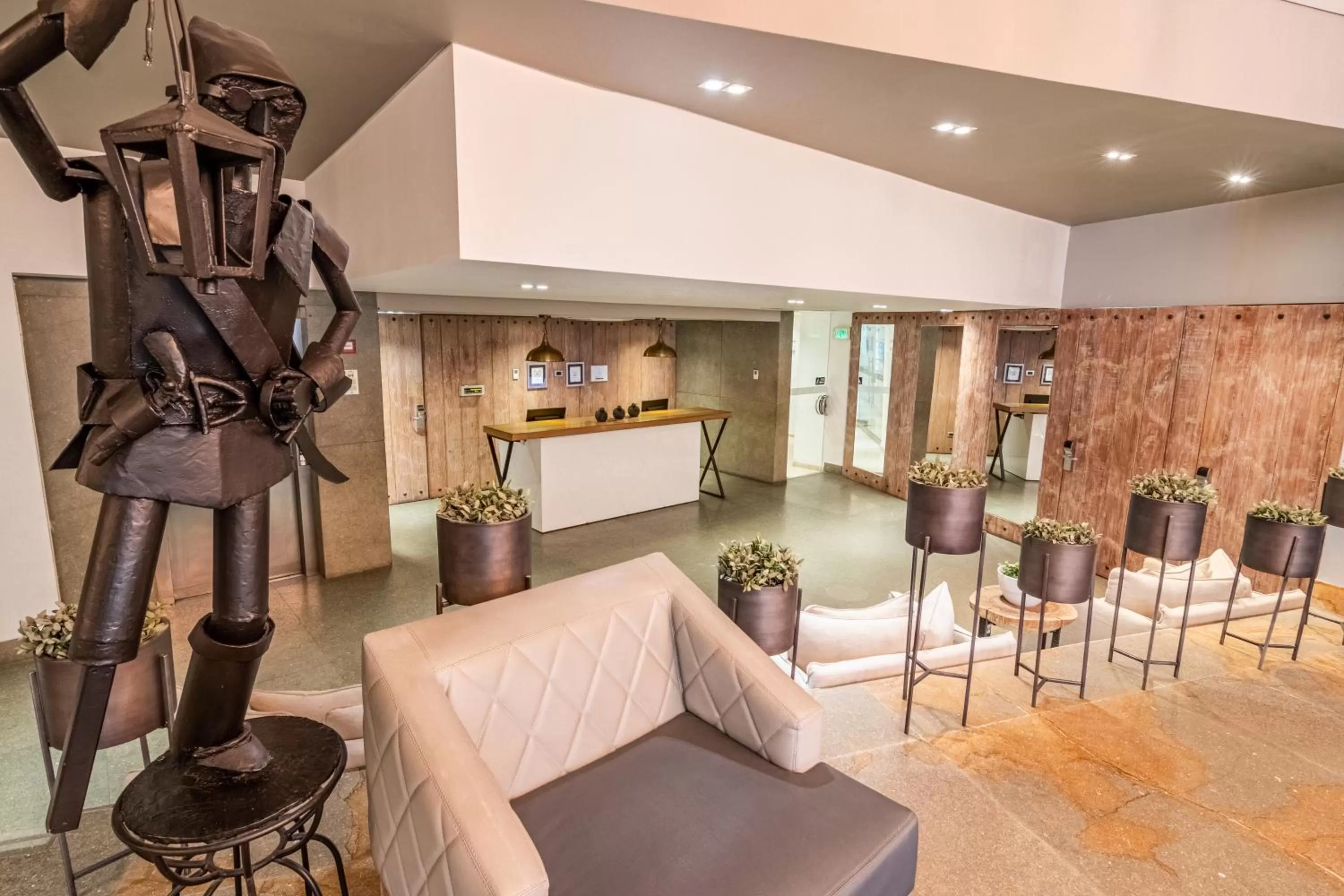 Living room in GHL San Lazaro Art Hotel