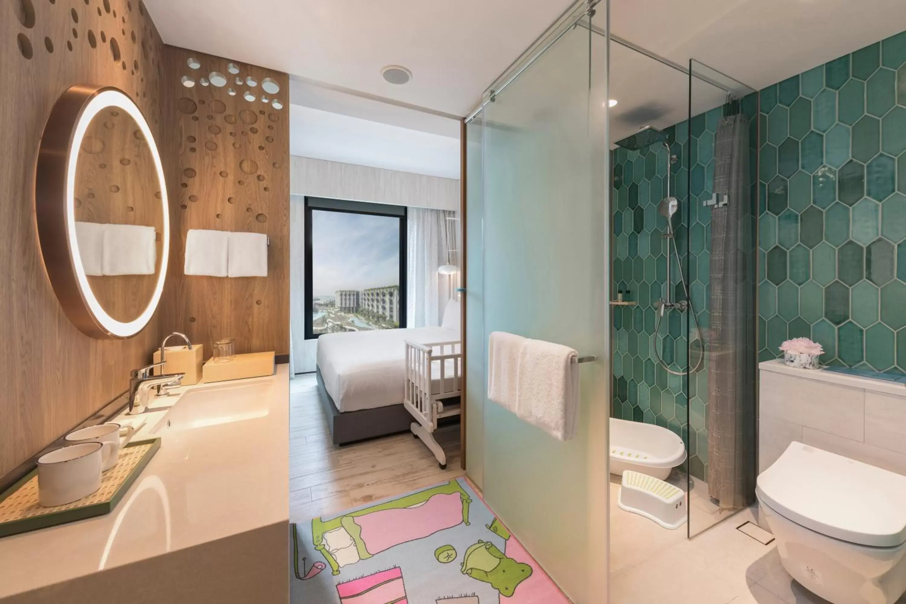 Bedroom, Bathroom in Village Hotel Sentosa by Far East Hospitality